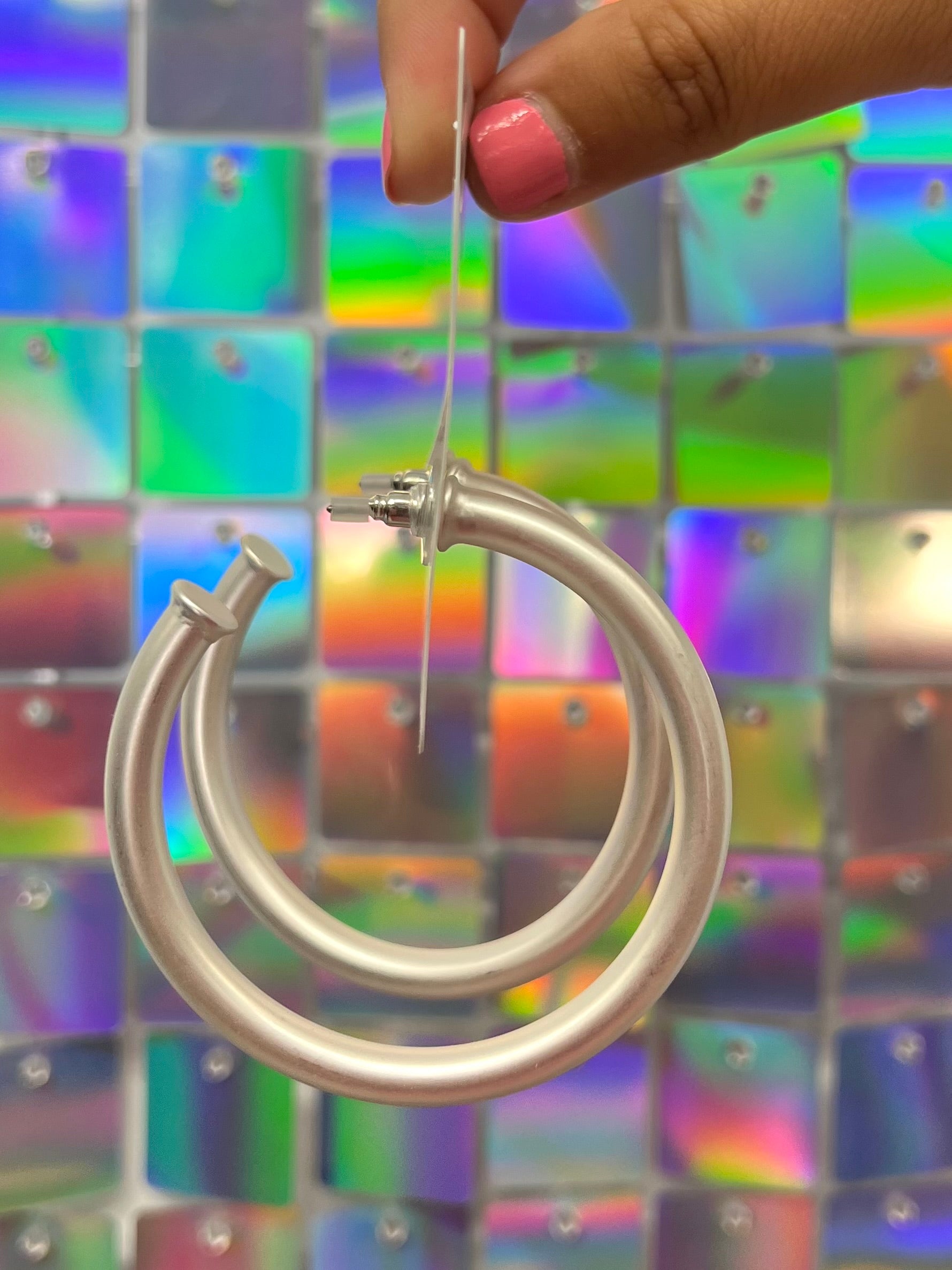 Sophie Earrings - Brushed Silver