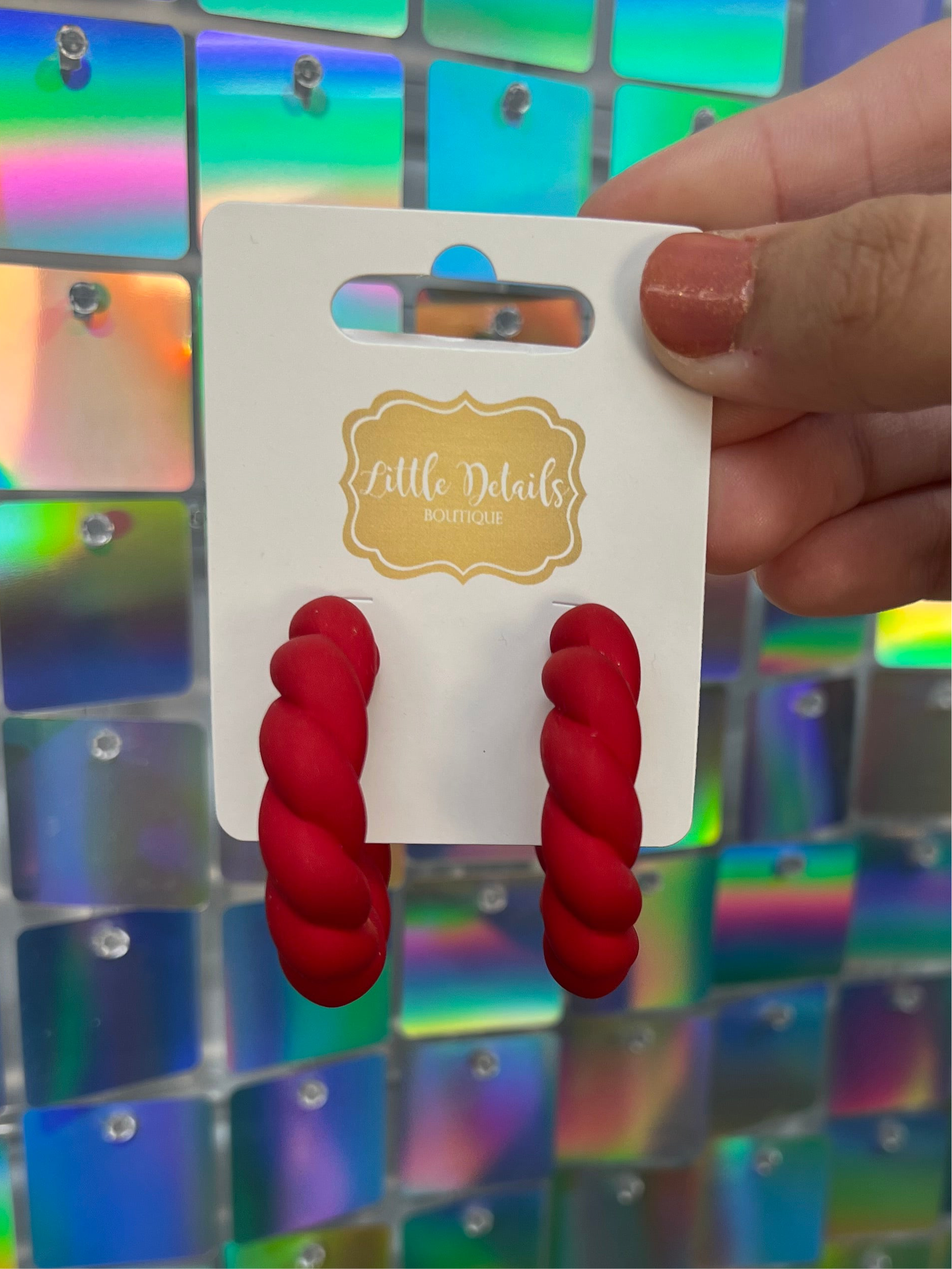 Rope Hoops - Red