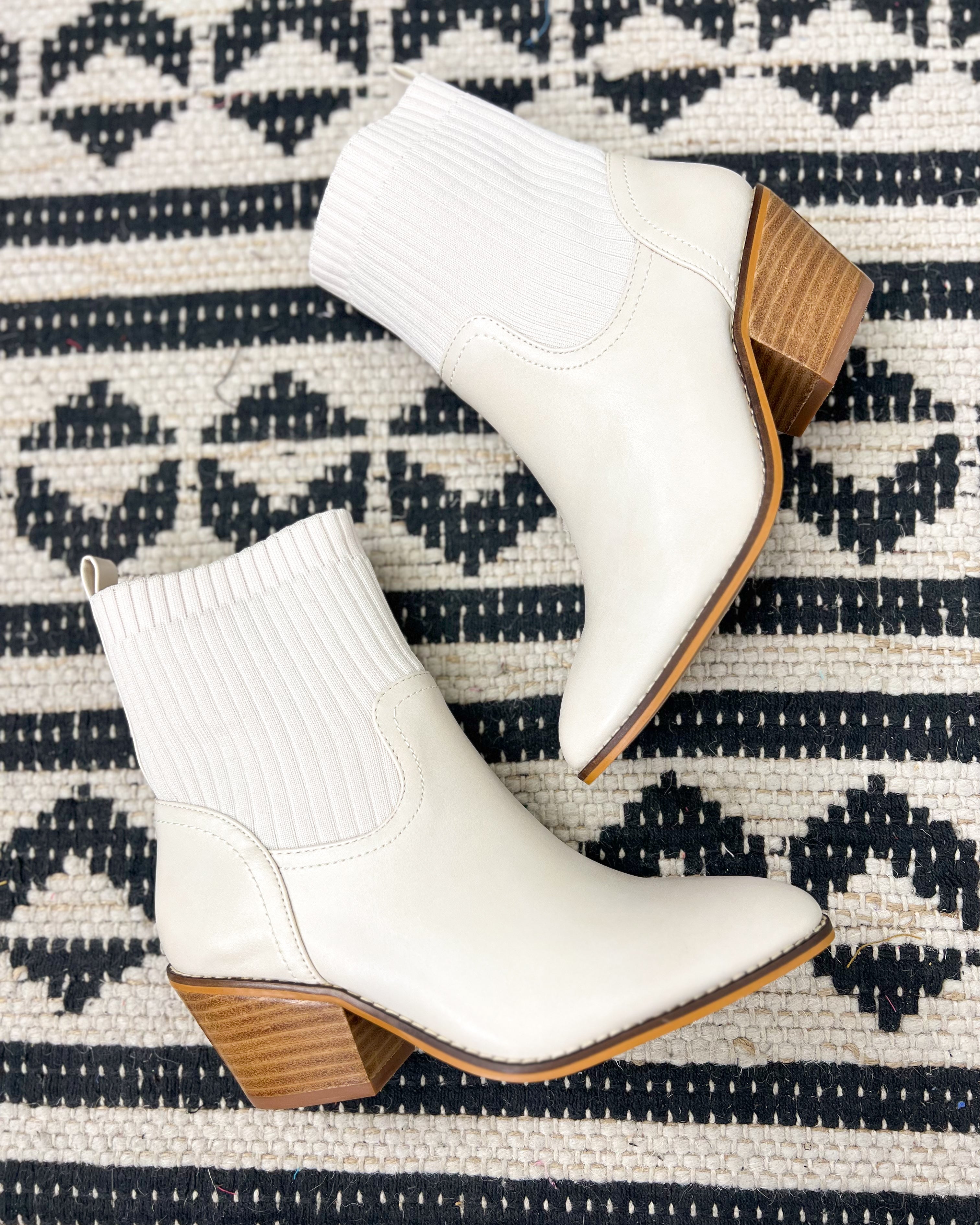 Corky's Crackling Bootie - Ivory