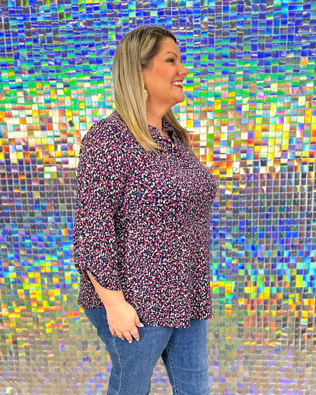 Lizzy Top - Dark Magenta