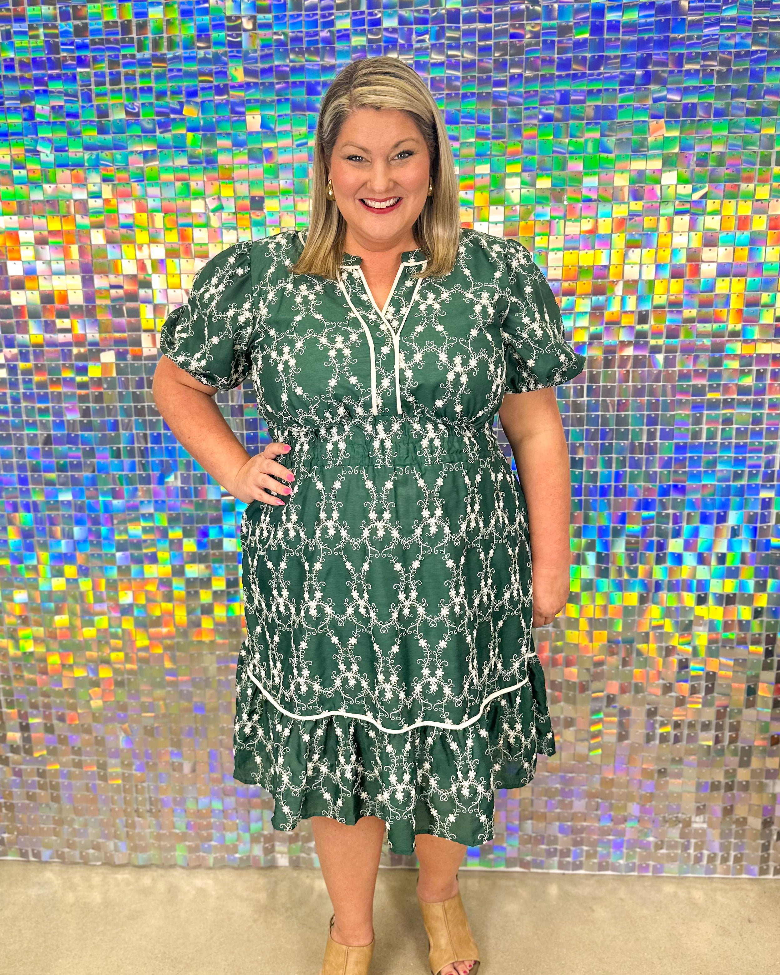 Harper Dress - Green