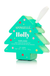 Spongelle Garland Holiday Tree Buffer - Holly