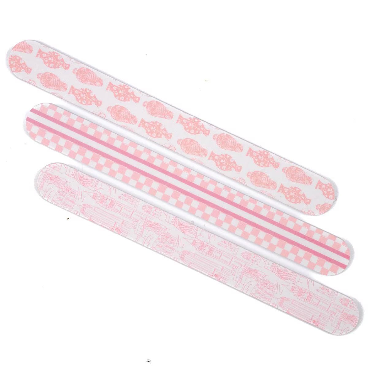 World of Wonder Nail Files- Pink/White