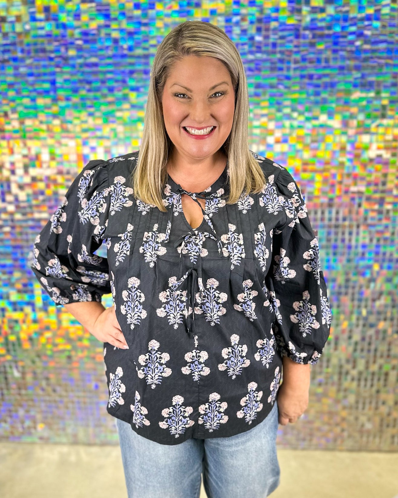 Primrose Top - Black Mix