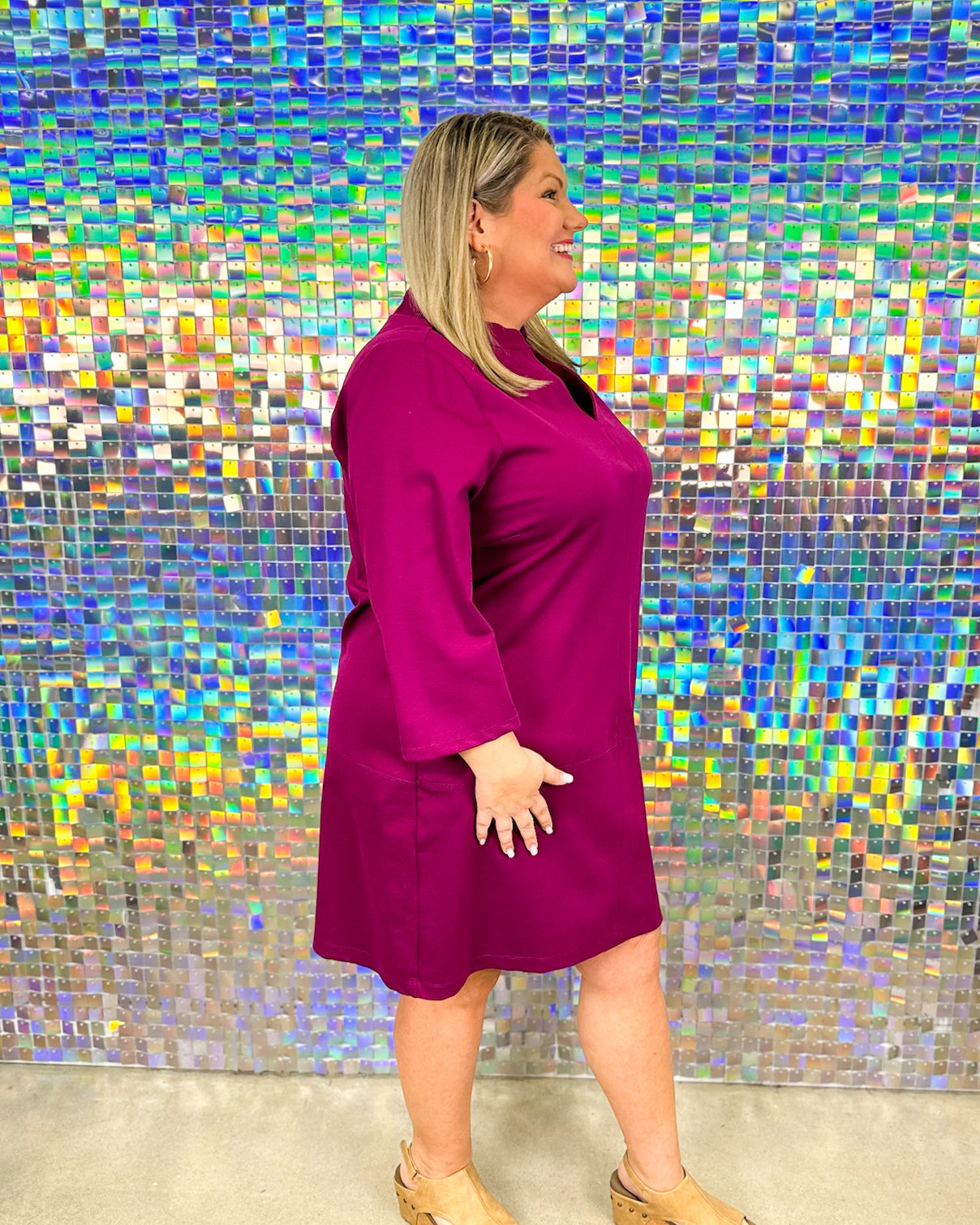 Portfolio Dress - Merlot