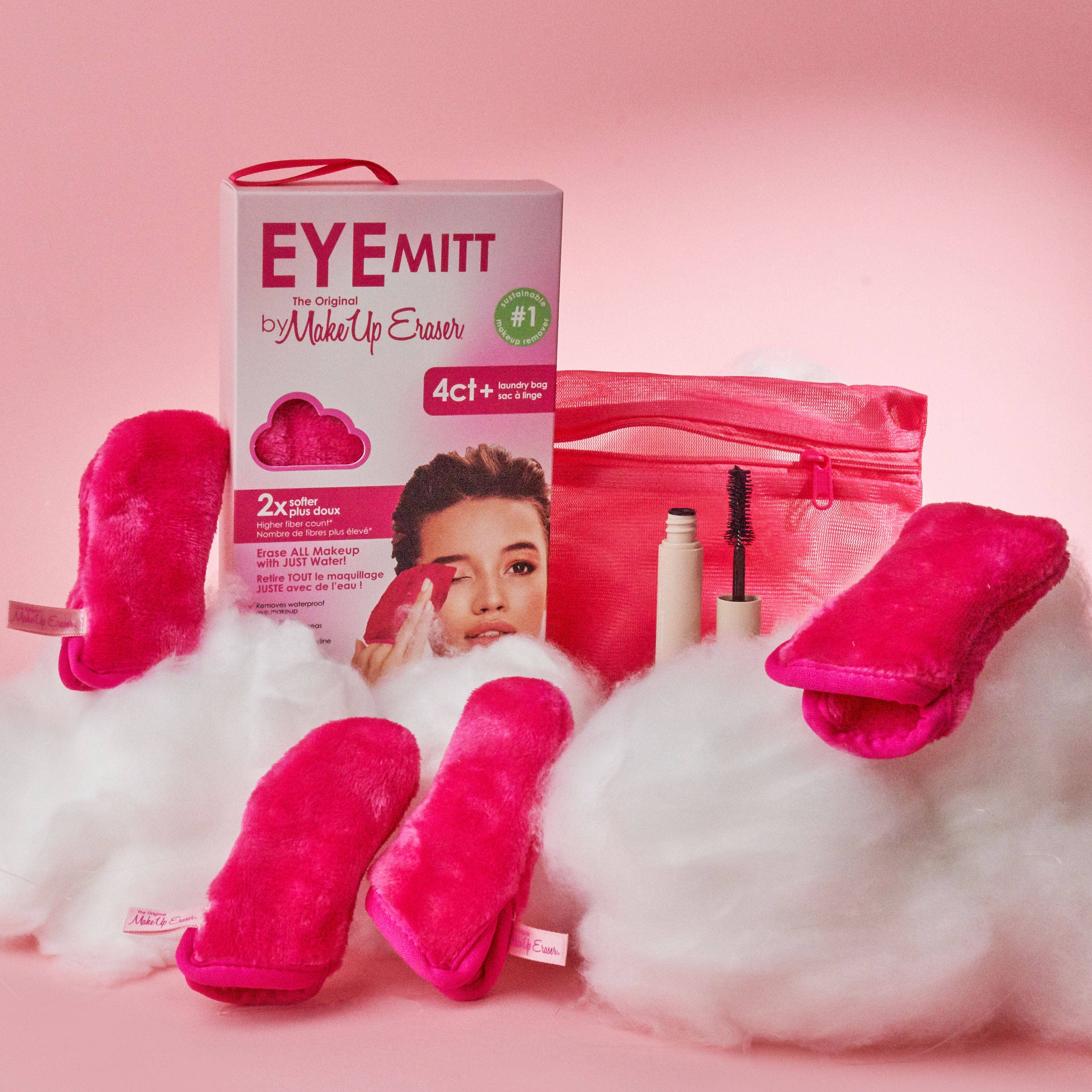 MakeUp Eraser Eye MITT 4ct | Eye MakeUp Remover