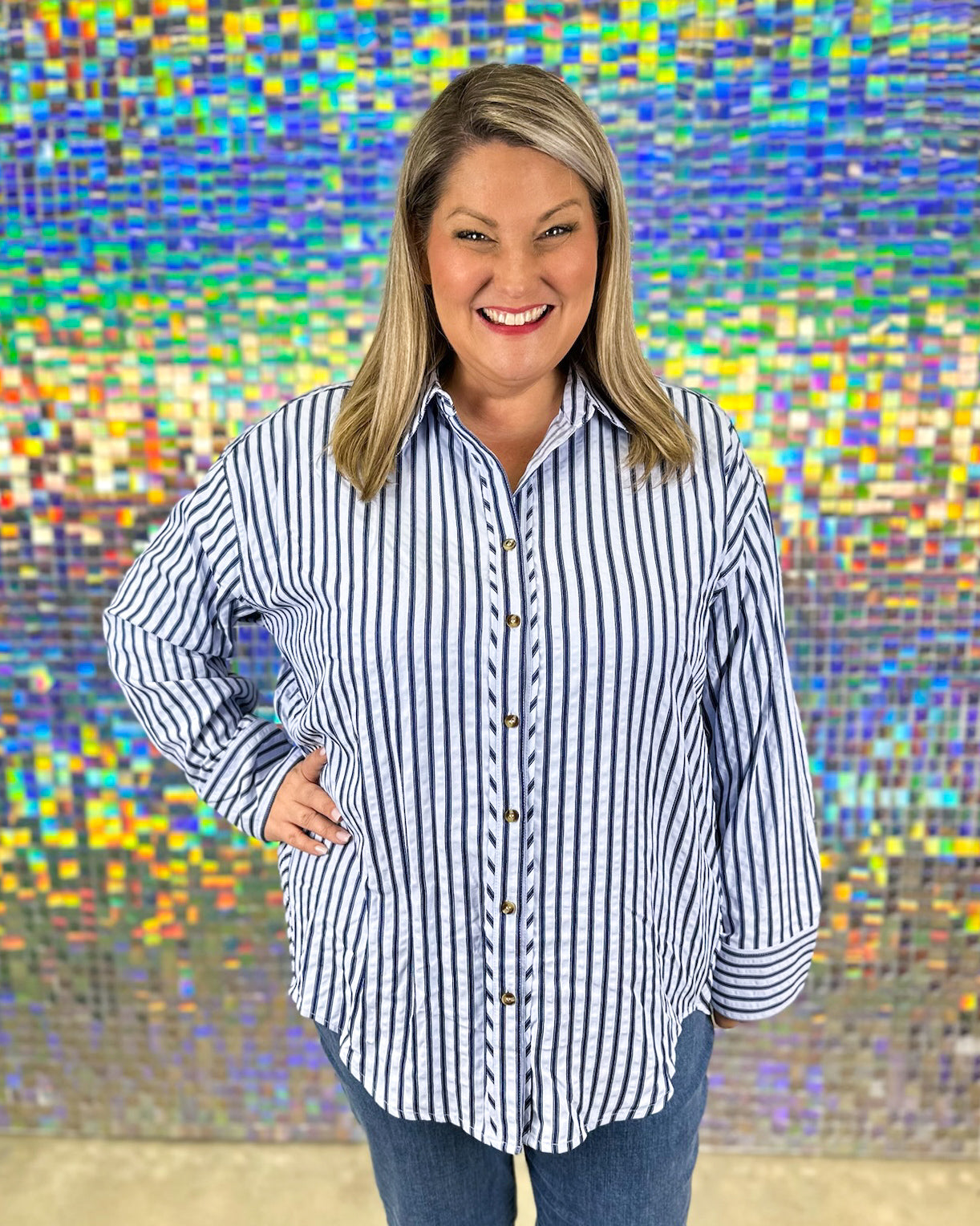 Boyfriend Top - Chambray