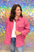 Entro Totally Obsessed Lightweight Shacket - Orchid, long sleeves, button down, collared, front pockets