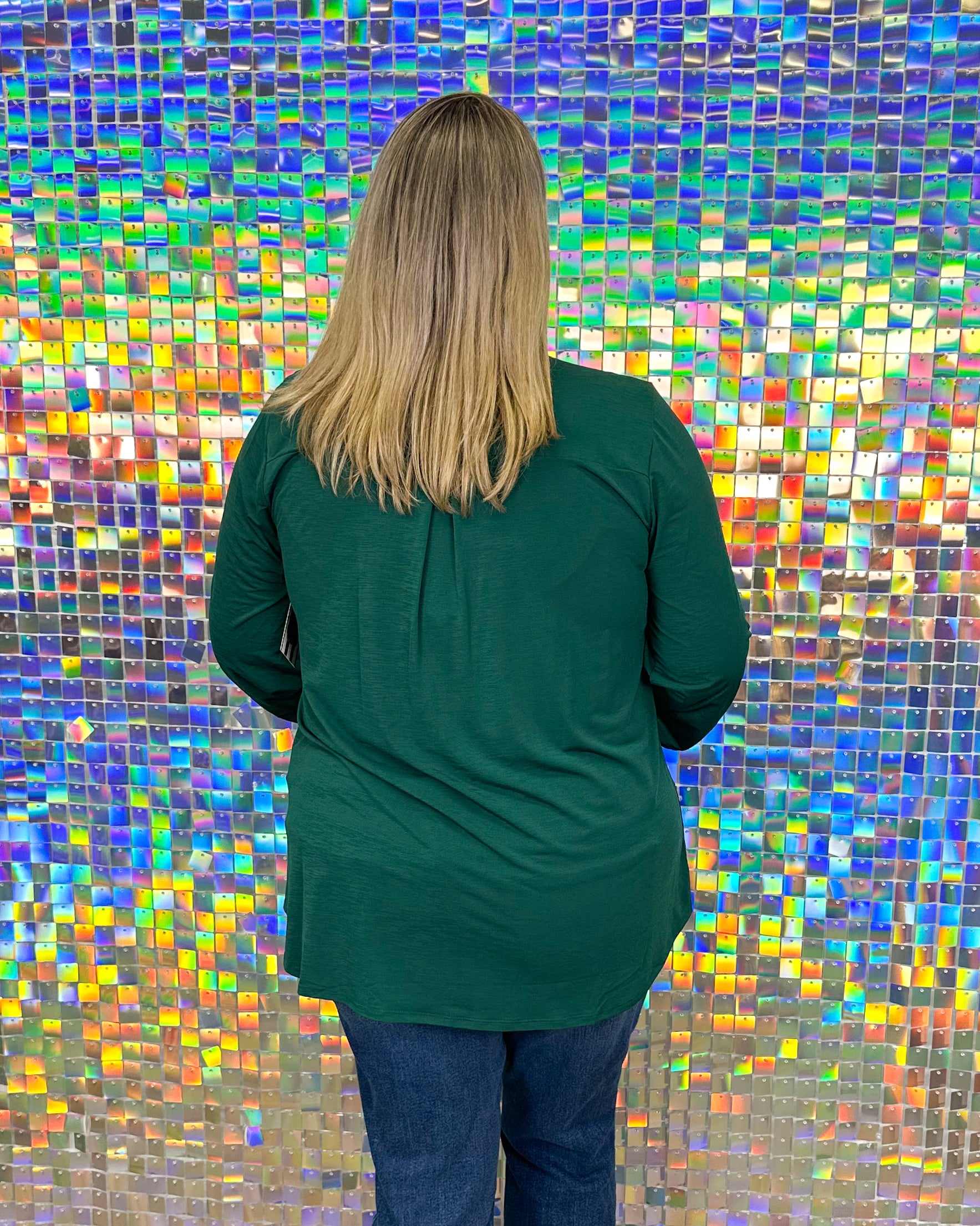 Lizzy Top - Jewel Green