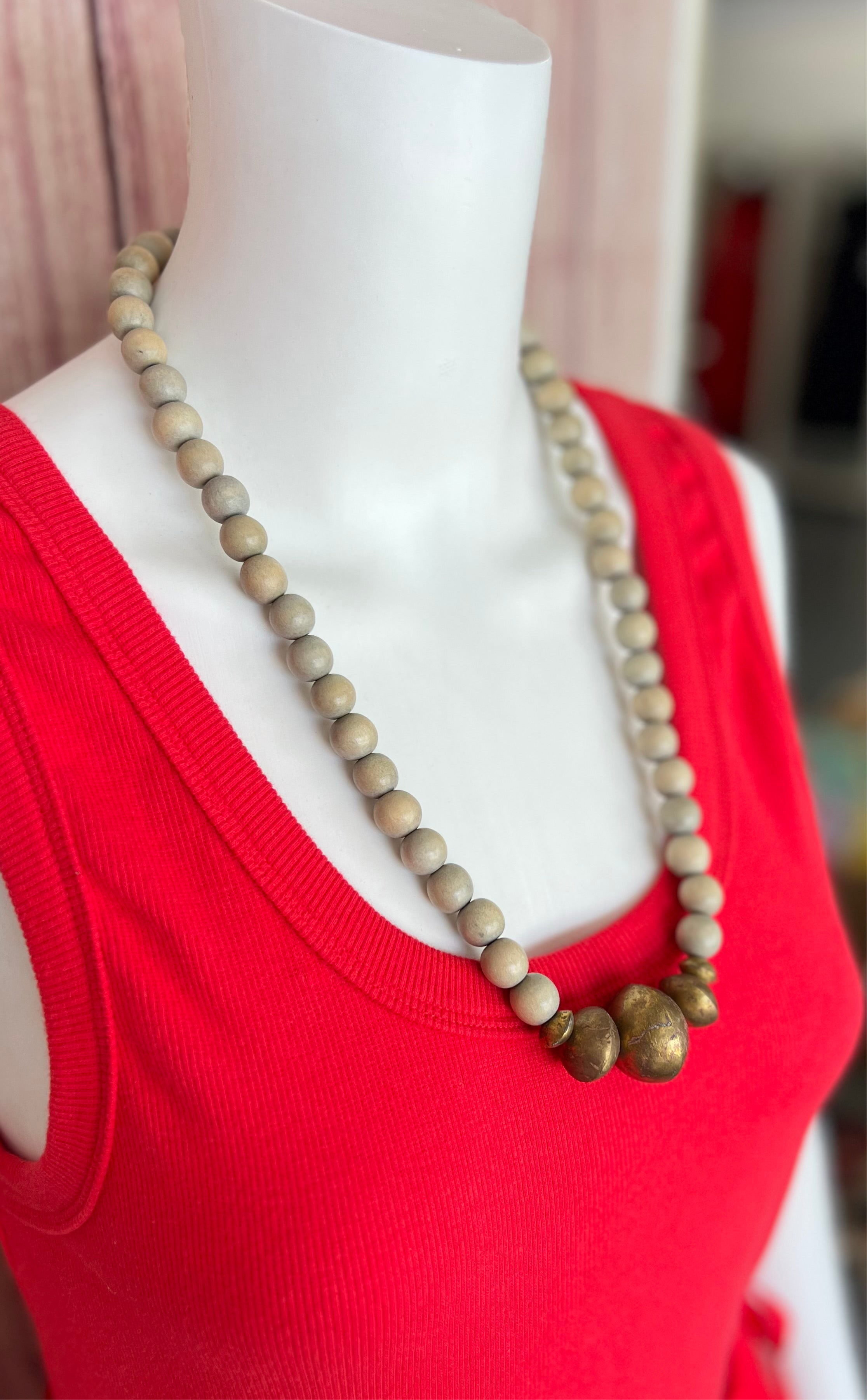 The Ivy Necklace - Light Gray