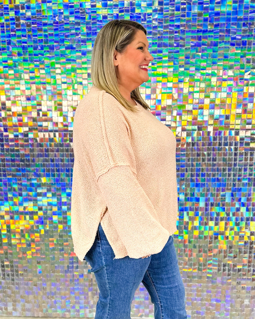 Tabitha Sweater - Apricot