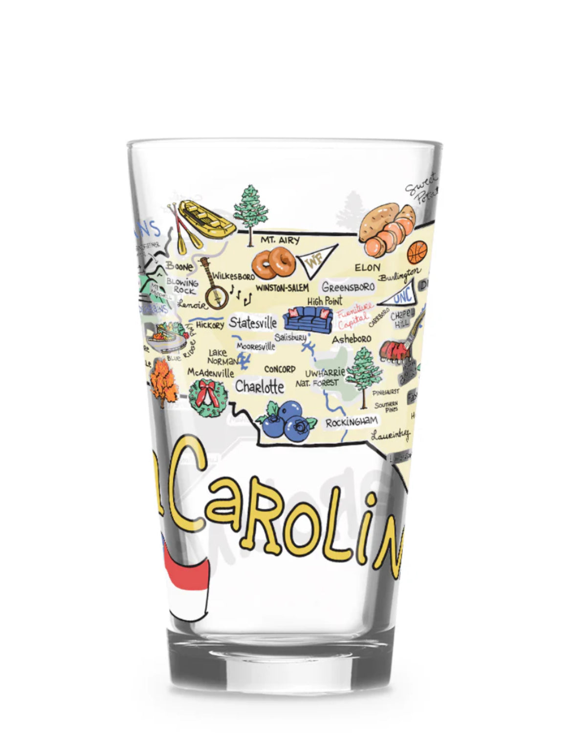 North Carolina Pint Glass
