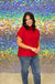 Jodifl Perfectly For You Sweater - Red, mock neck, short sleeves, oversized, plus size