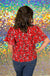 Michelle McDowell Paisley Tiger Tail Top - Black/Red tailgate 