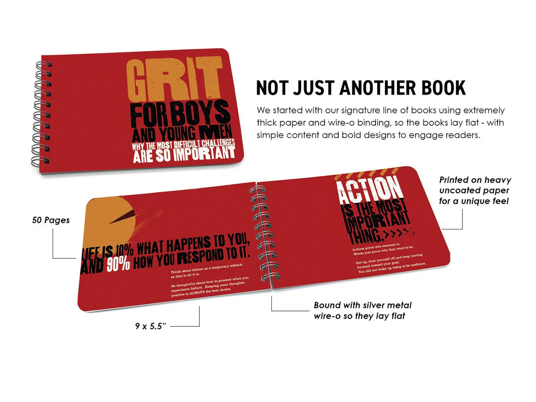 Grit for Boys & Young Men Book