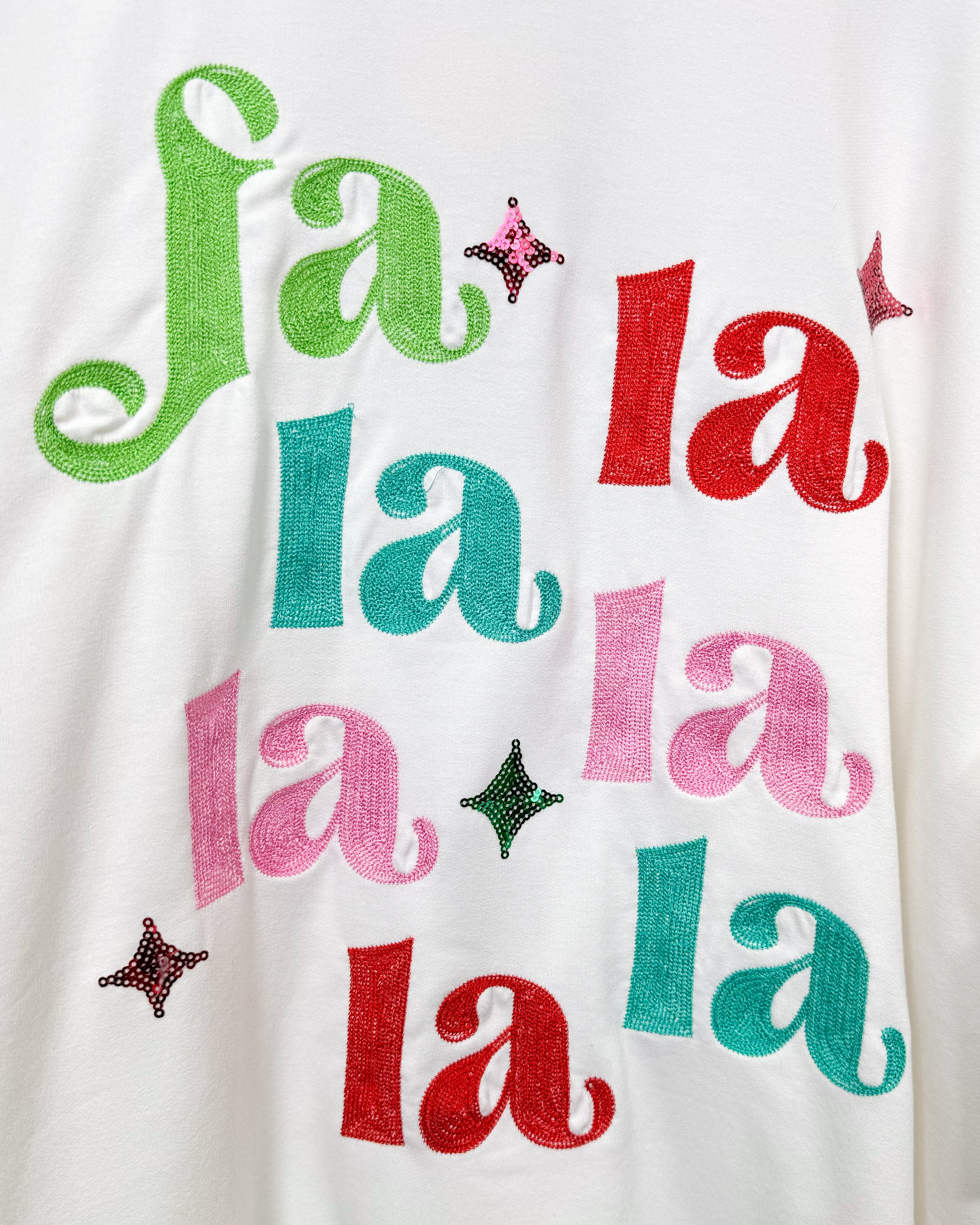 Shelby Fa La La Sweatshirt - Pink