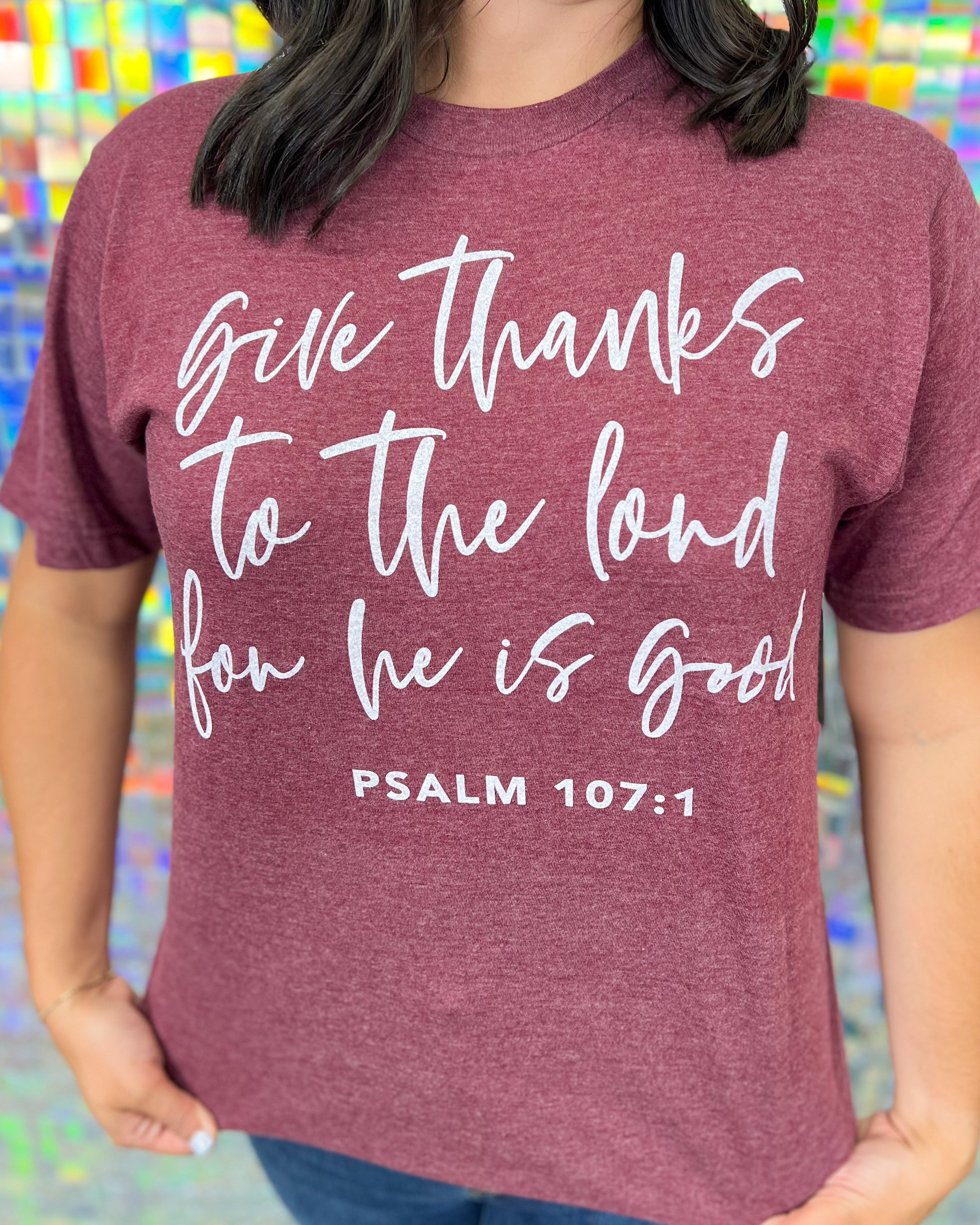 Give Thanks to the Lord Graphic Tee