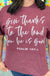 Give Thanks to the Lord Graphic Tee