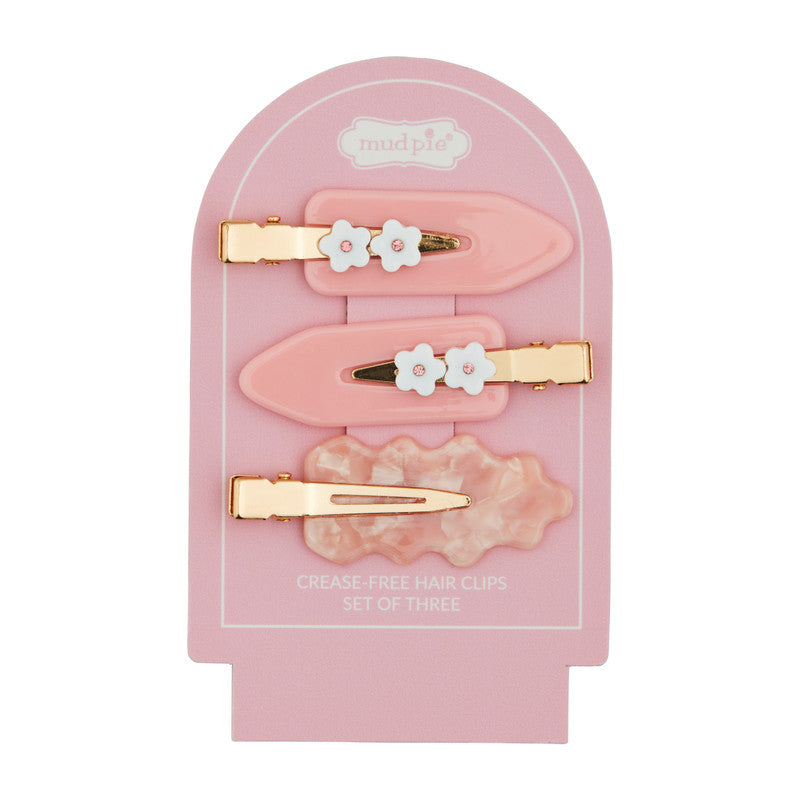 Creaseless Hair Clip - Pink