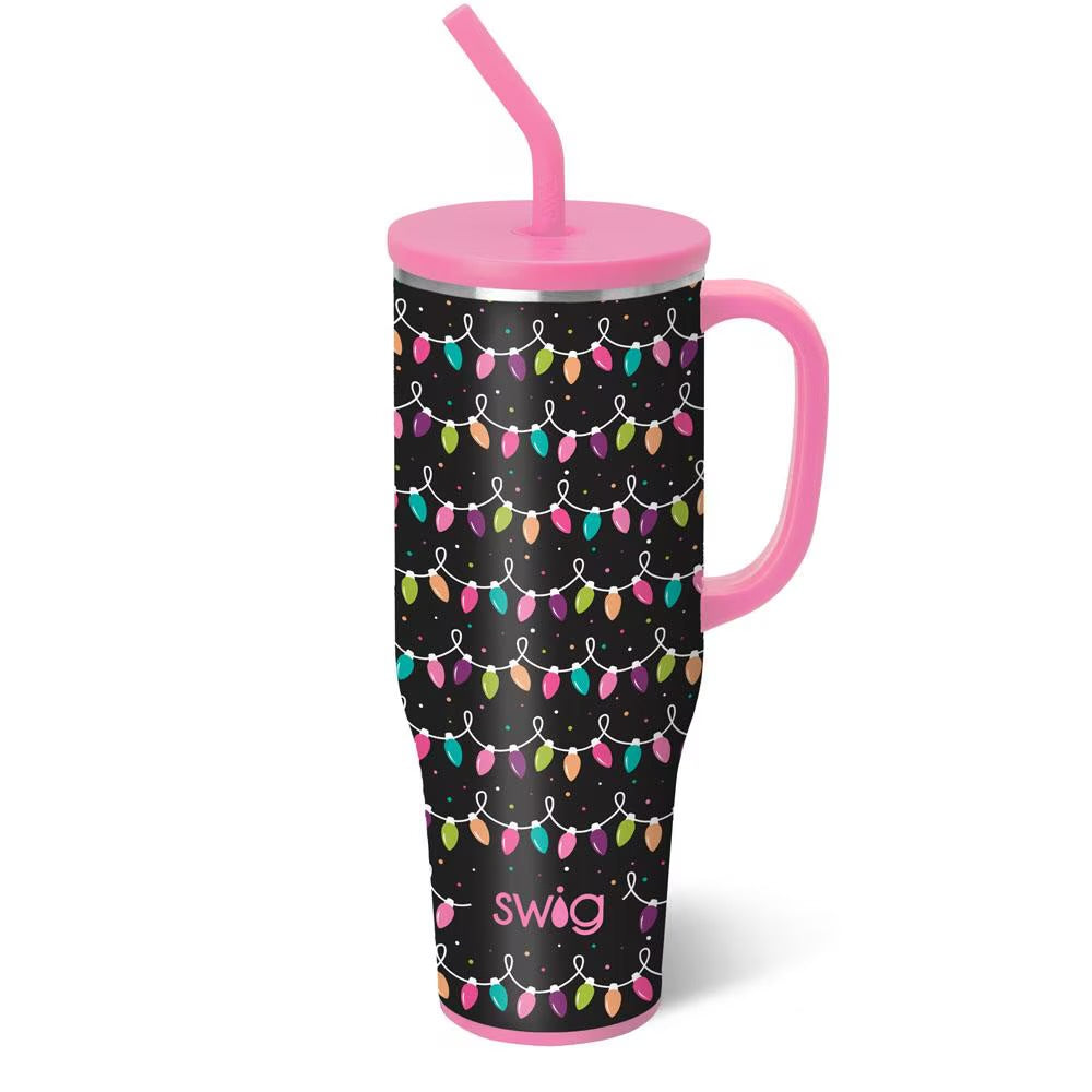 Swig 40oz Mega Mug - Tacky Lights