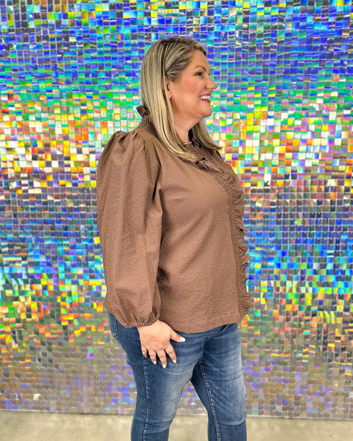 Melissa Top  - Brown