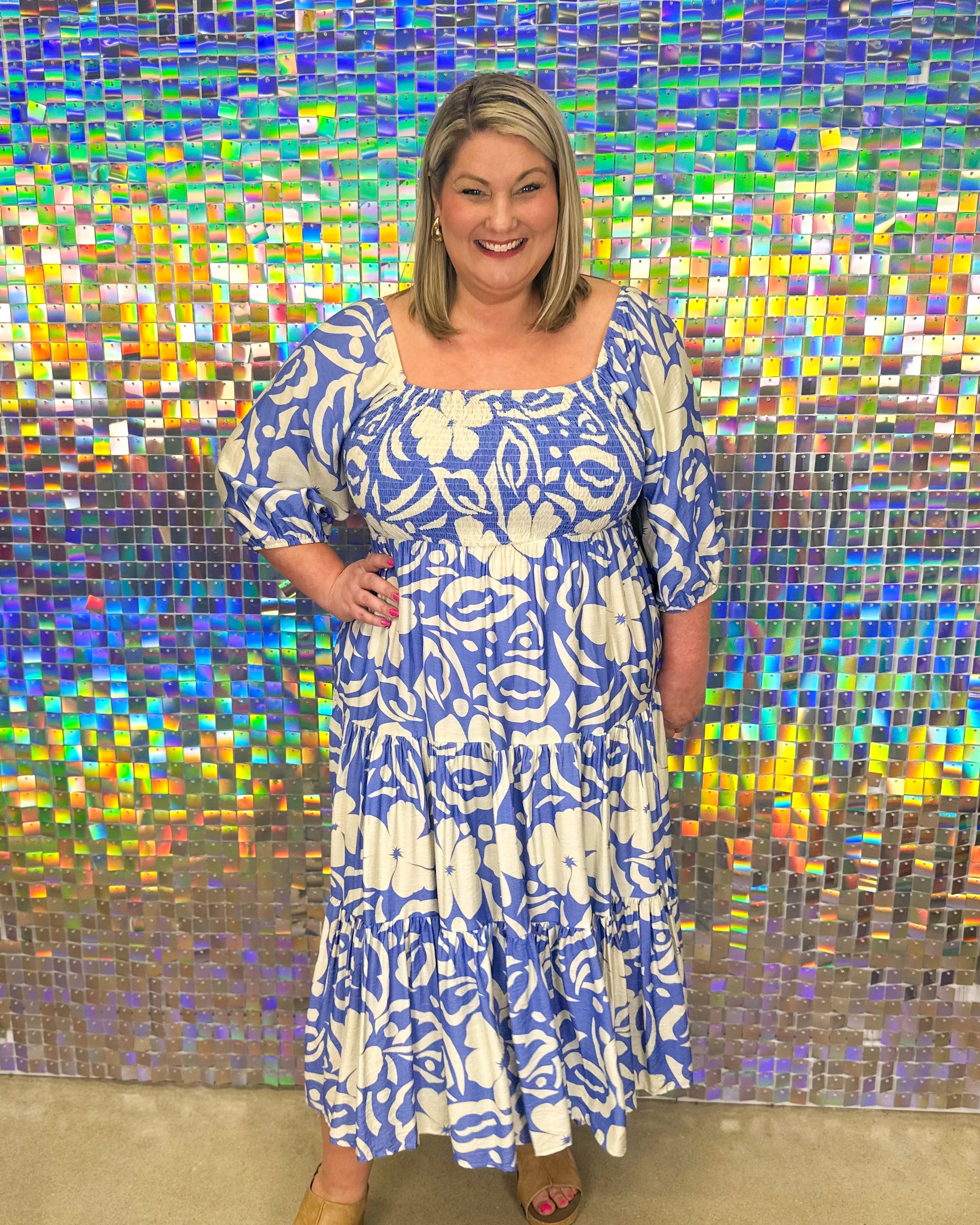 FINAL SALE Victoria Maxi Dress - Periwinkle