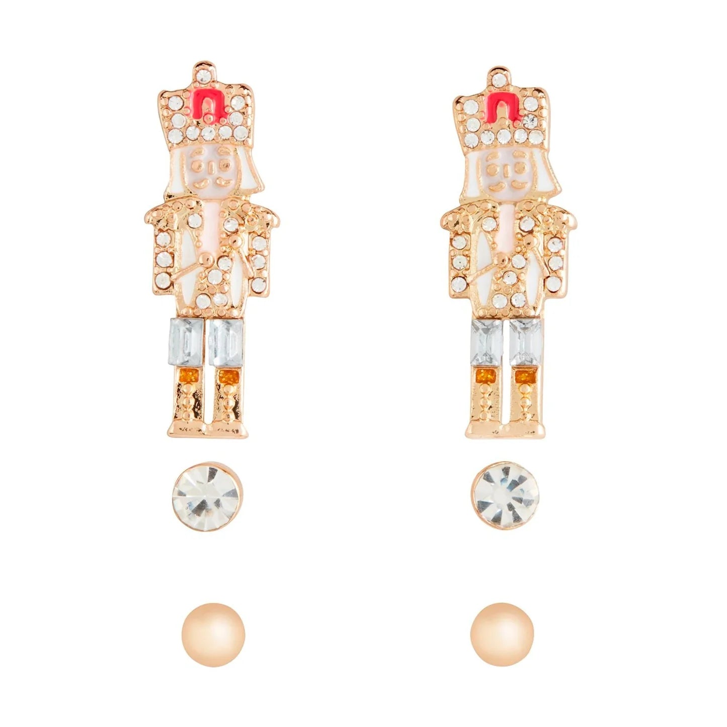 Holiday Icon Earrings - Nutcracker