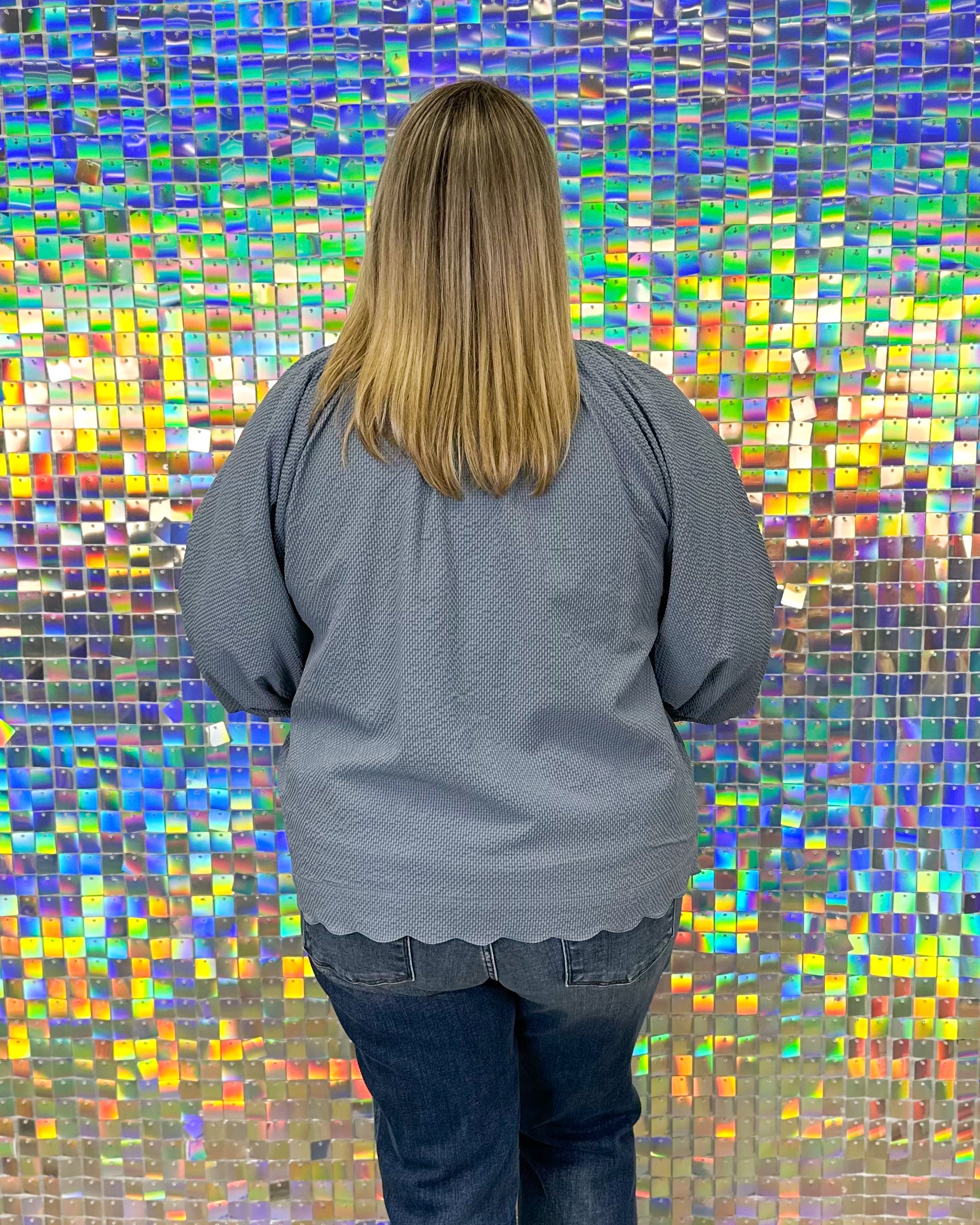 Maria Top - Steel Blue