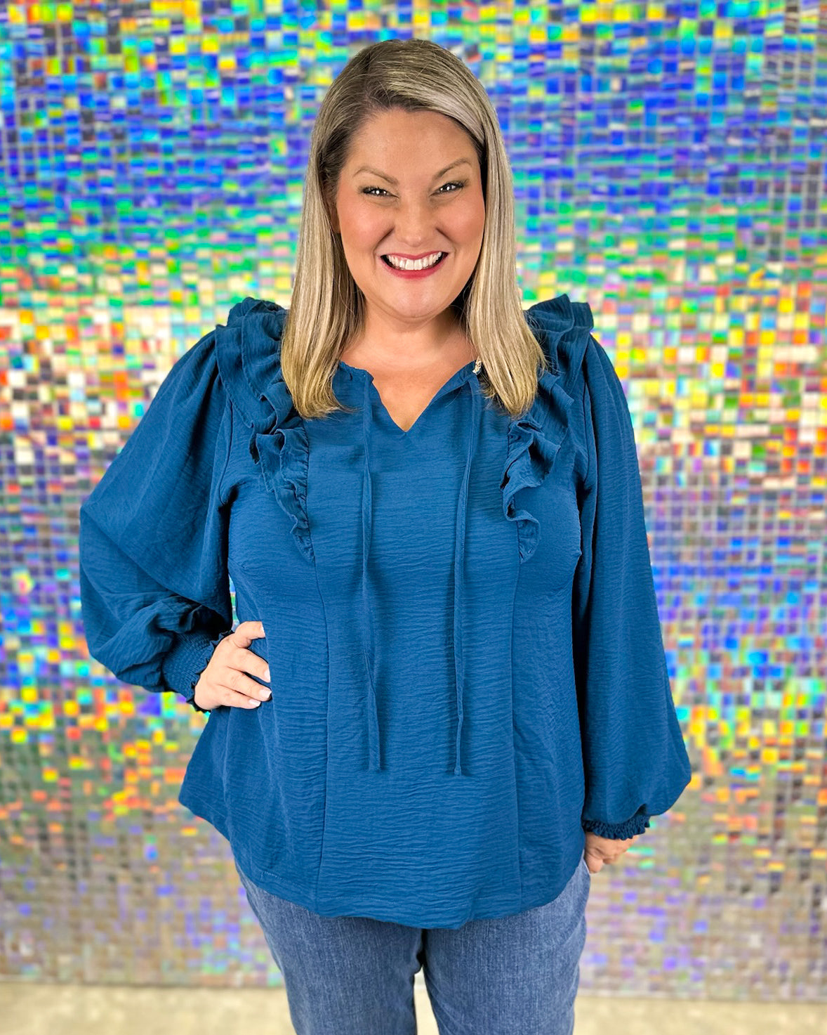 Renaissance Top - Dark Teal