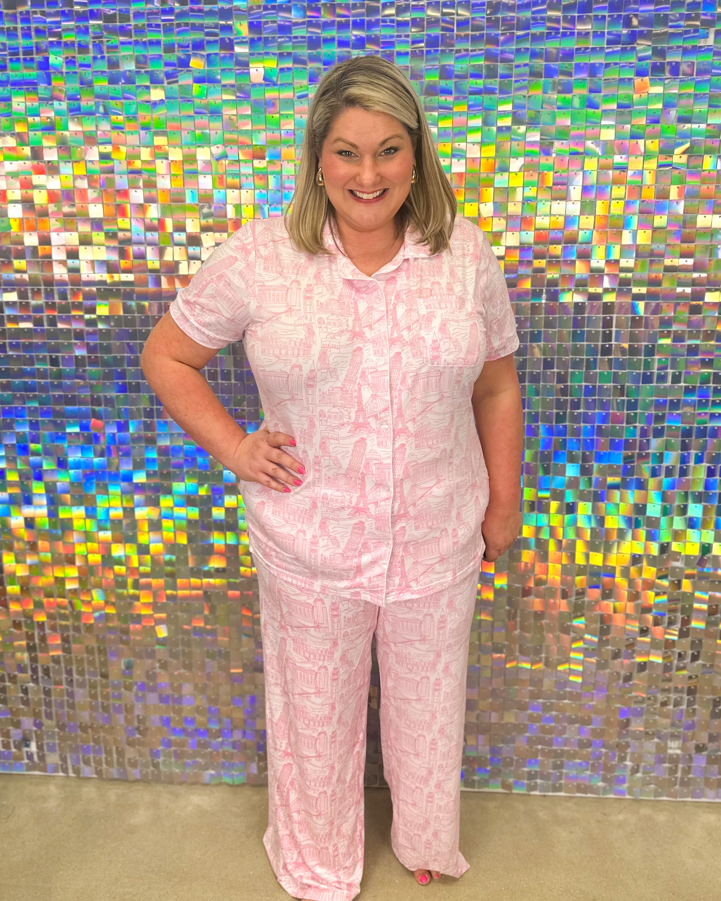 World of Wonder Sleep Pants - White/Pink