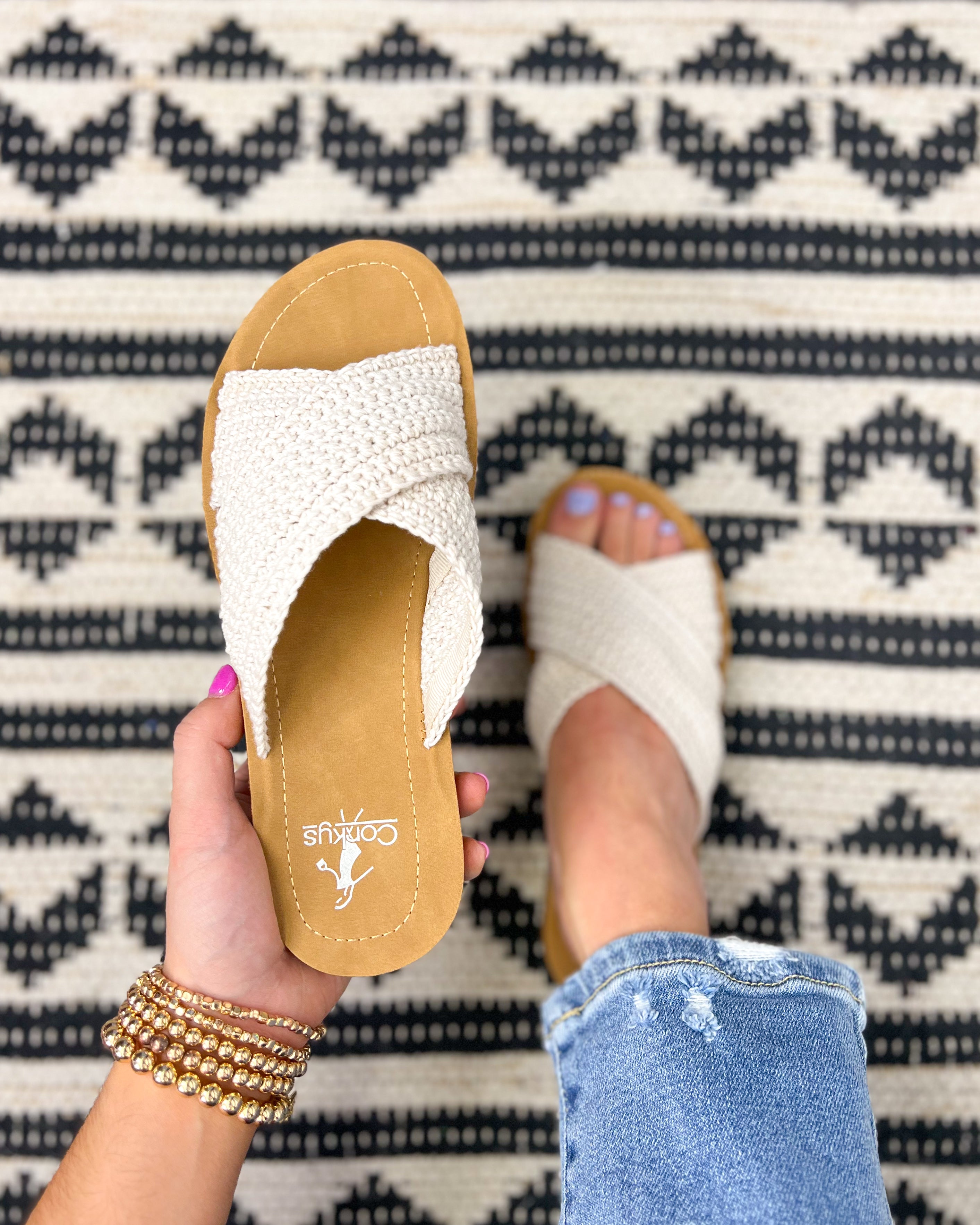 Dig It Sandals - Ivory