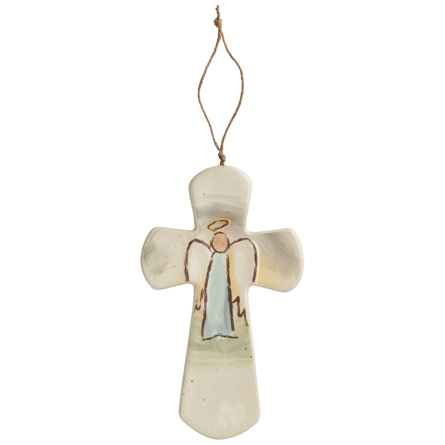 Angel Ceramic Nativity Cross