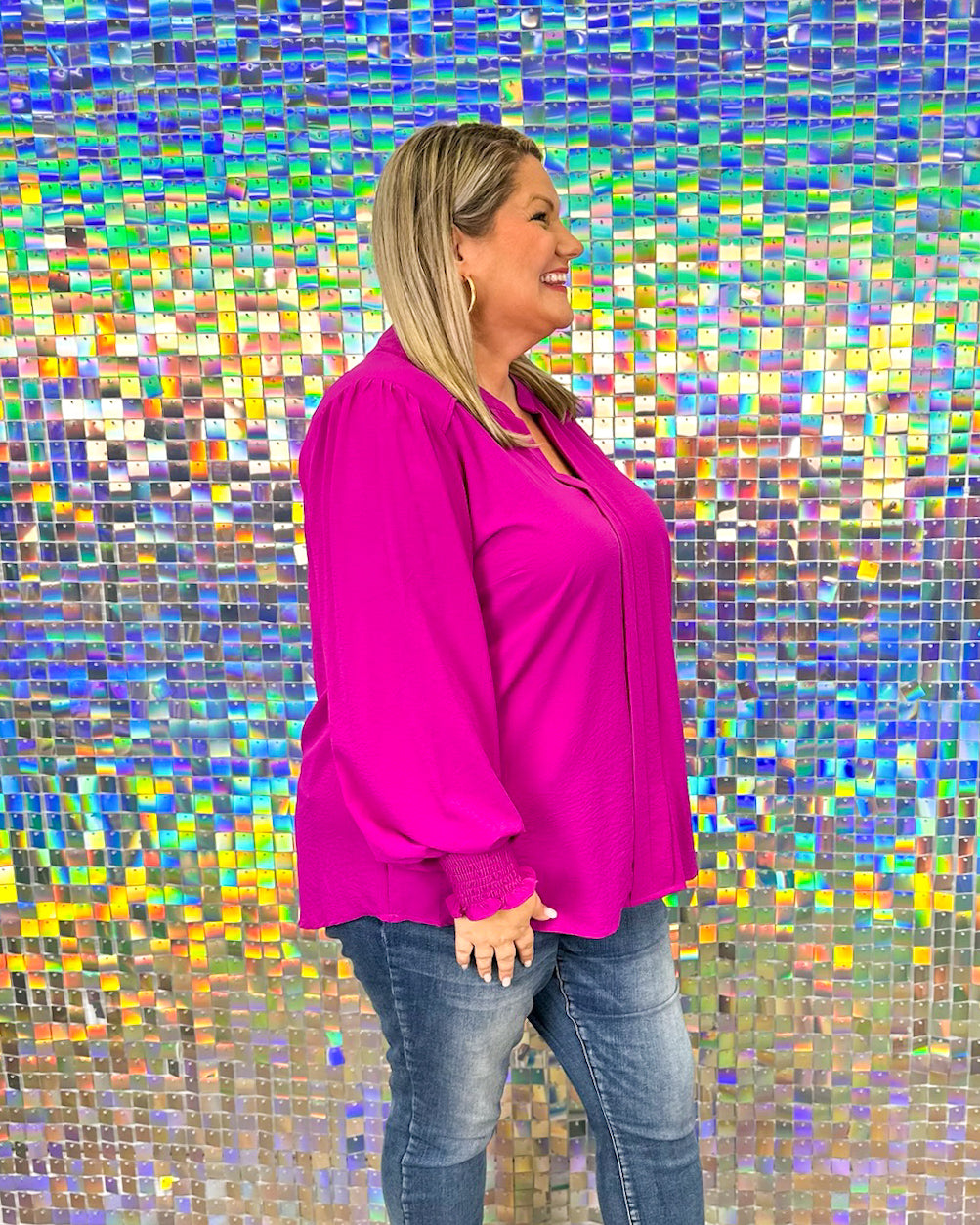 Kaylee Top - Magenta