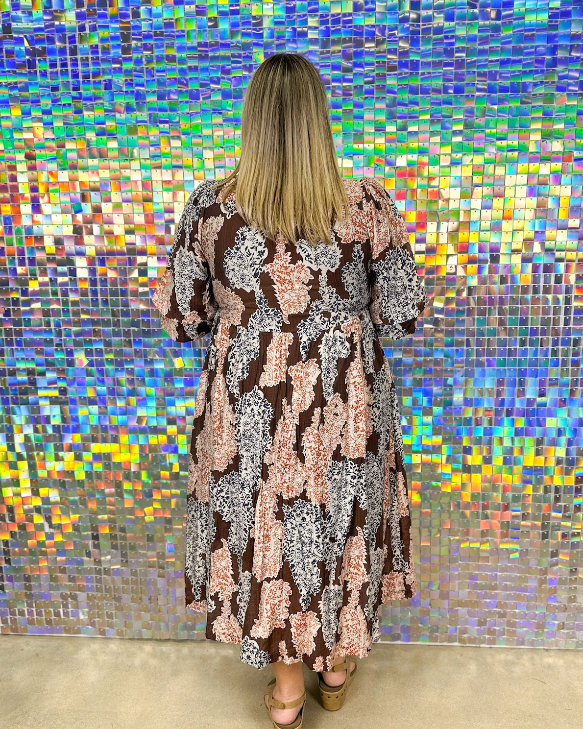 FINAL SALE Georgina Dress - Brown