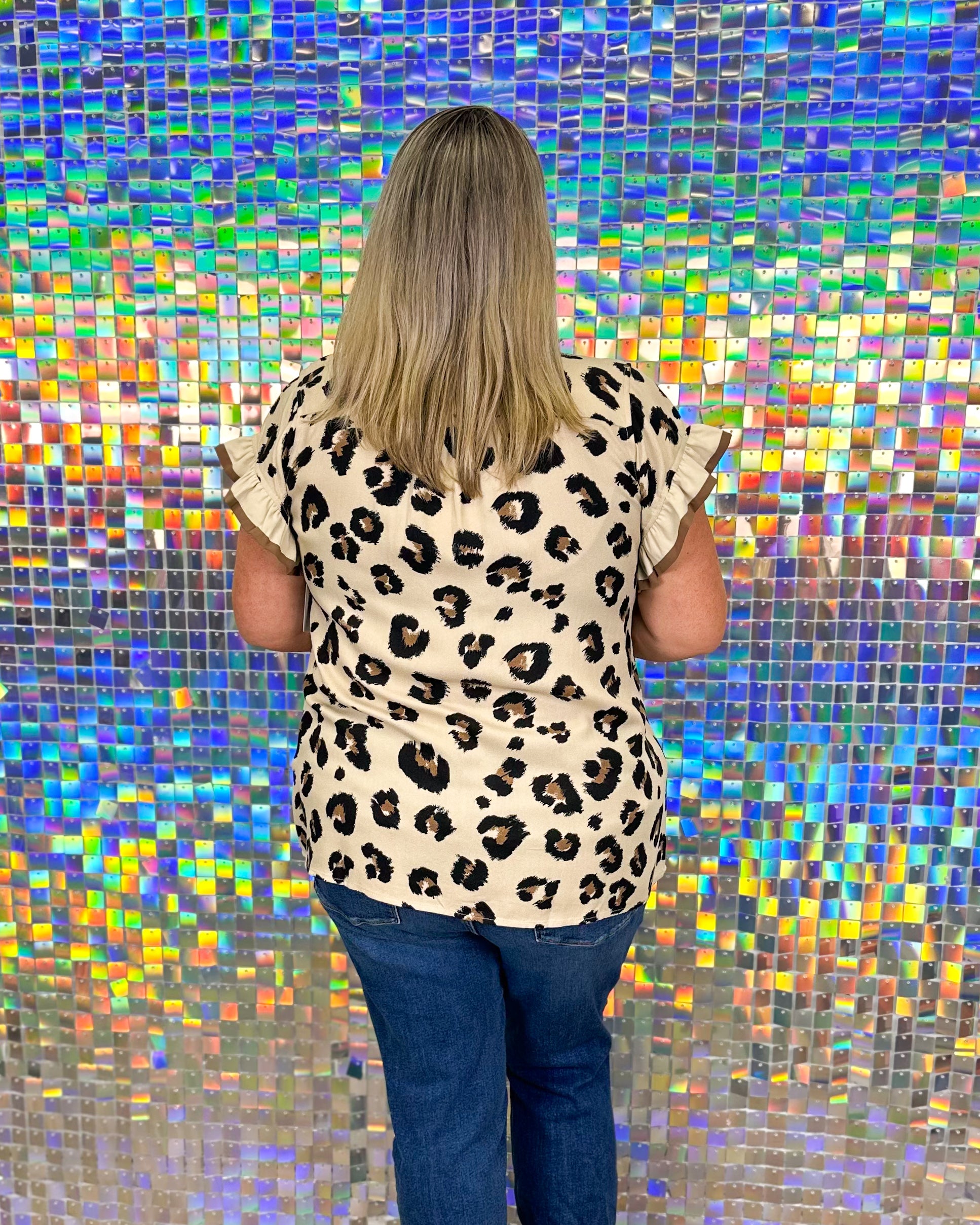 FINAL SALE - Wild Child Top - Tan