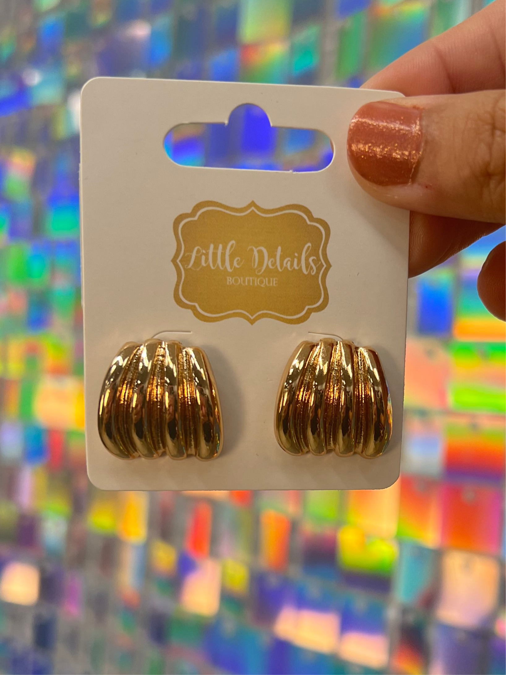 Blanche Earrings- Gold