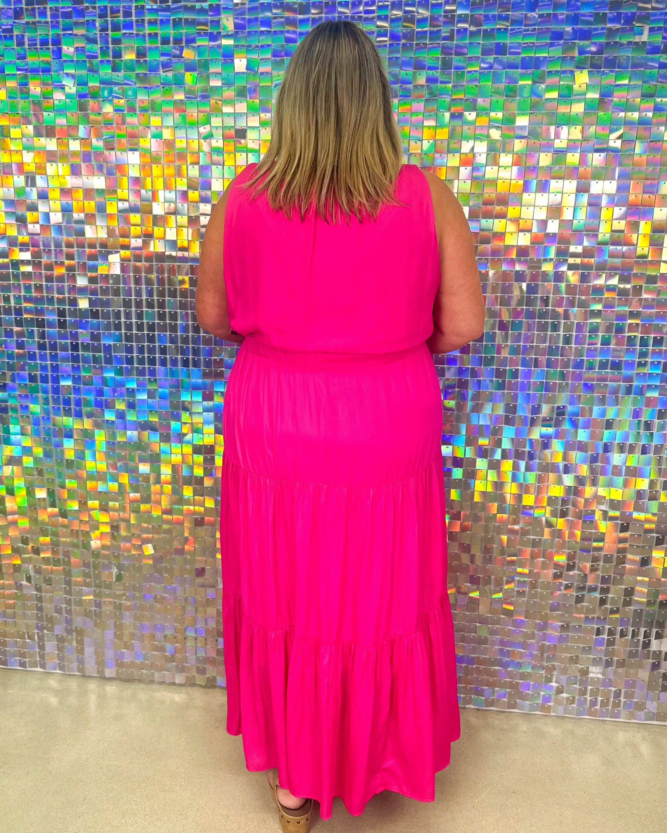 FINAL SALE Blaine Maxi Dress - Pink