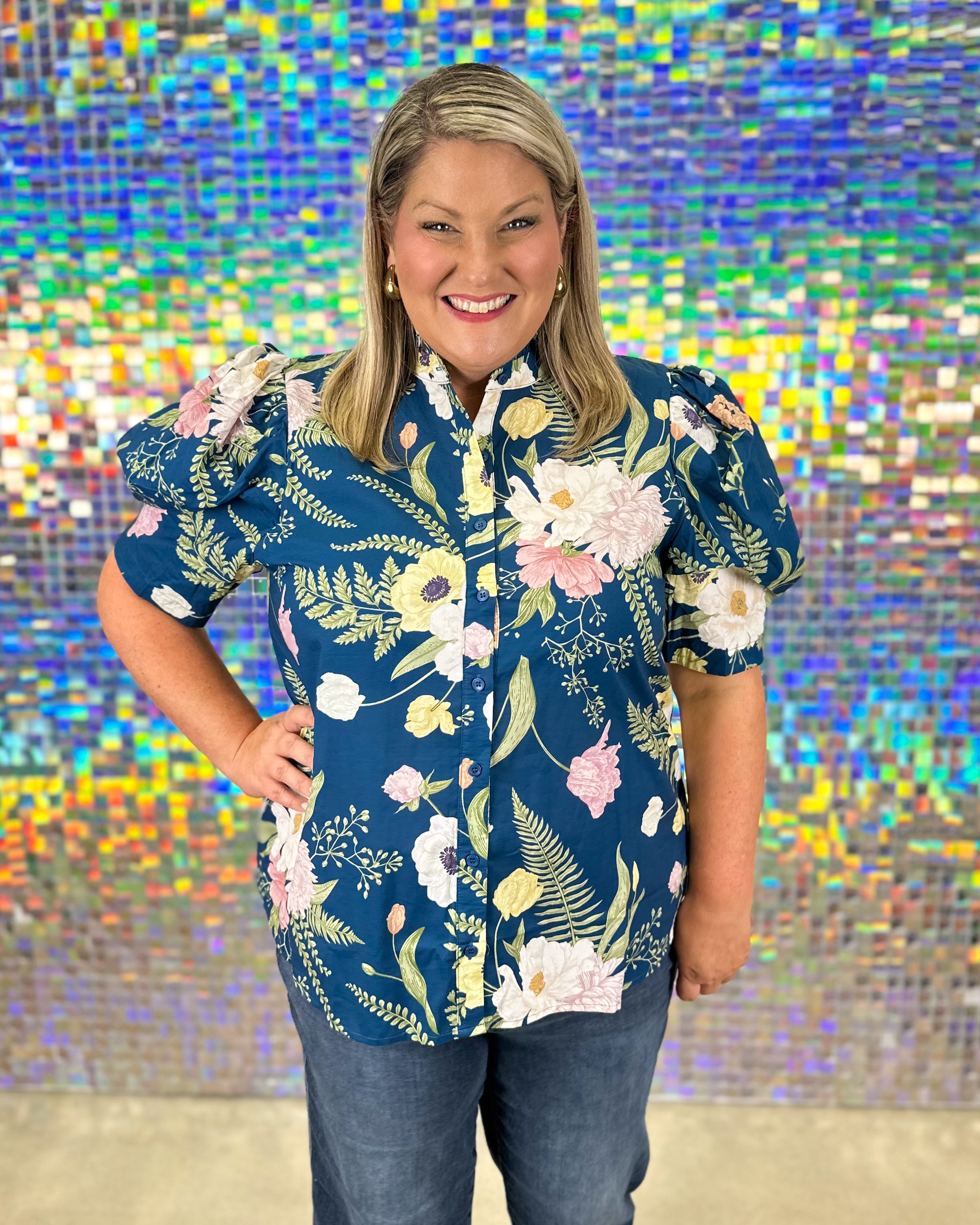 Alexandra Top - Teal