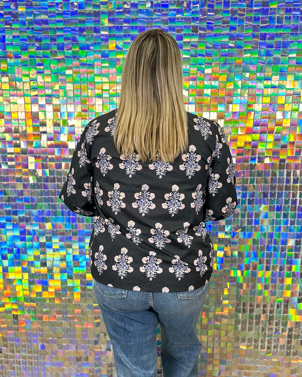 Primrose Top - Black Mix