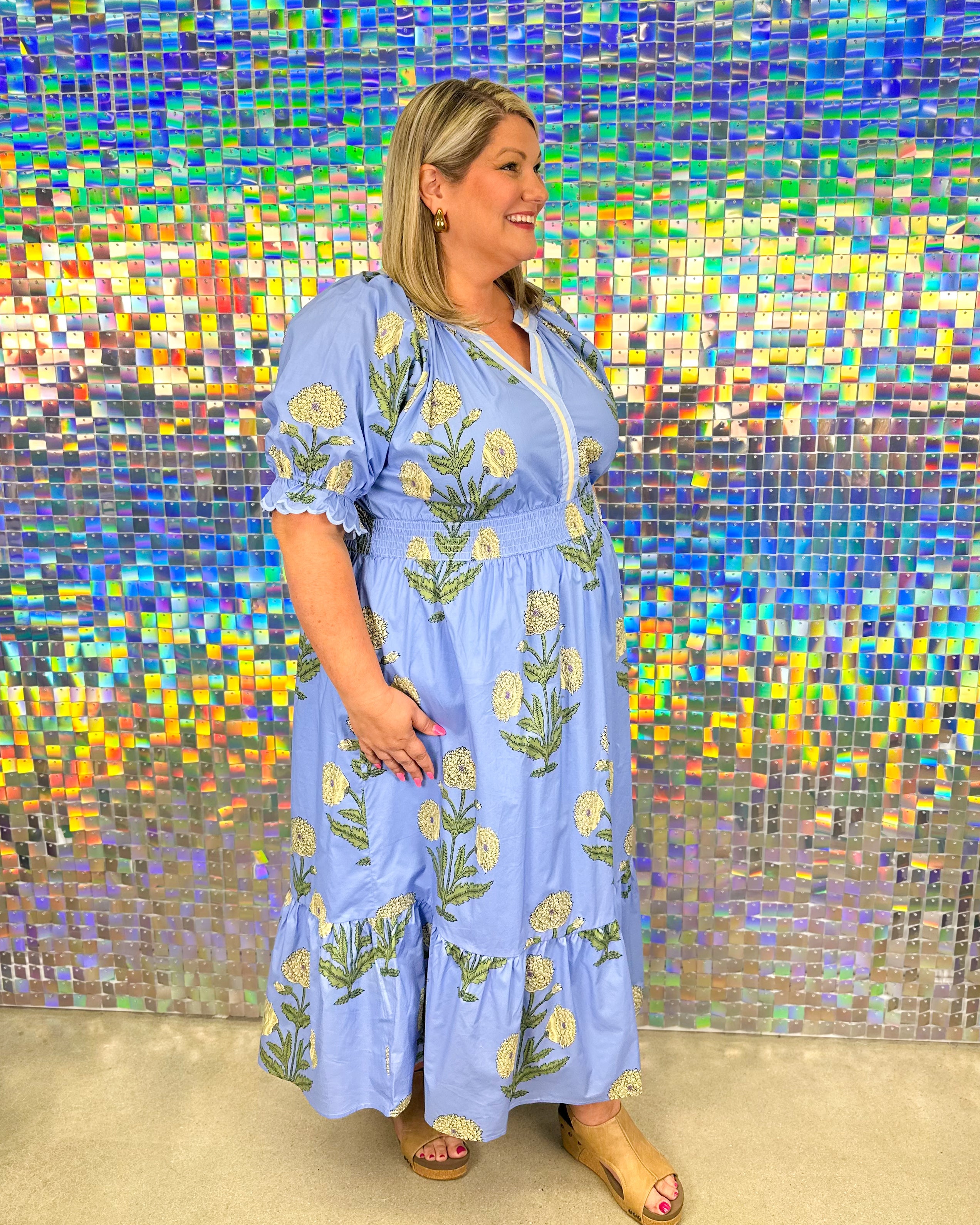 Marigold Dress - Periwinkle