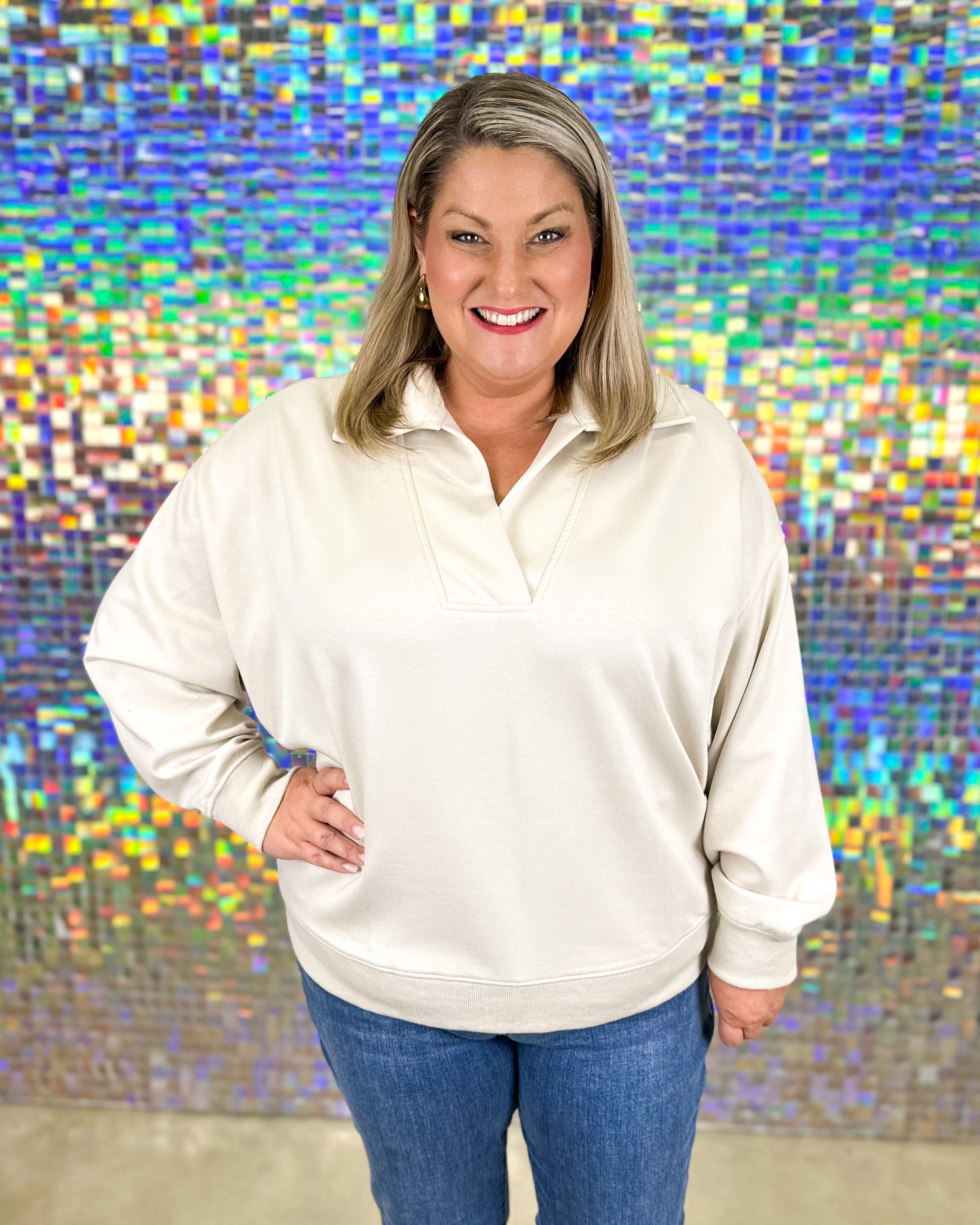 Brynn Sweatshirt - Ecru