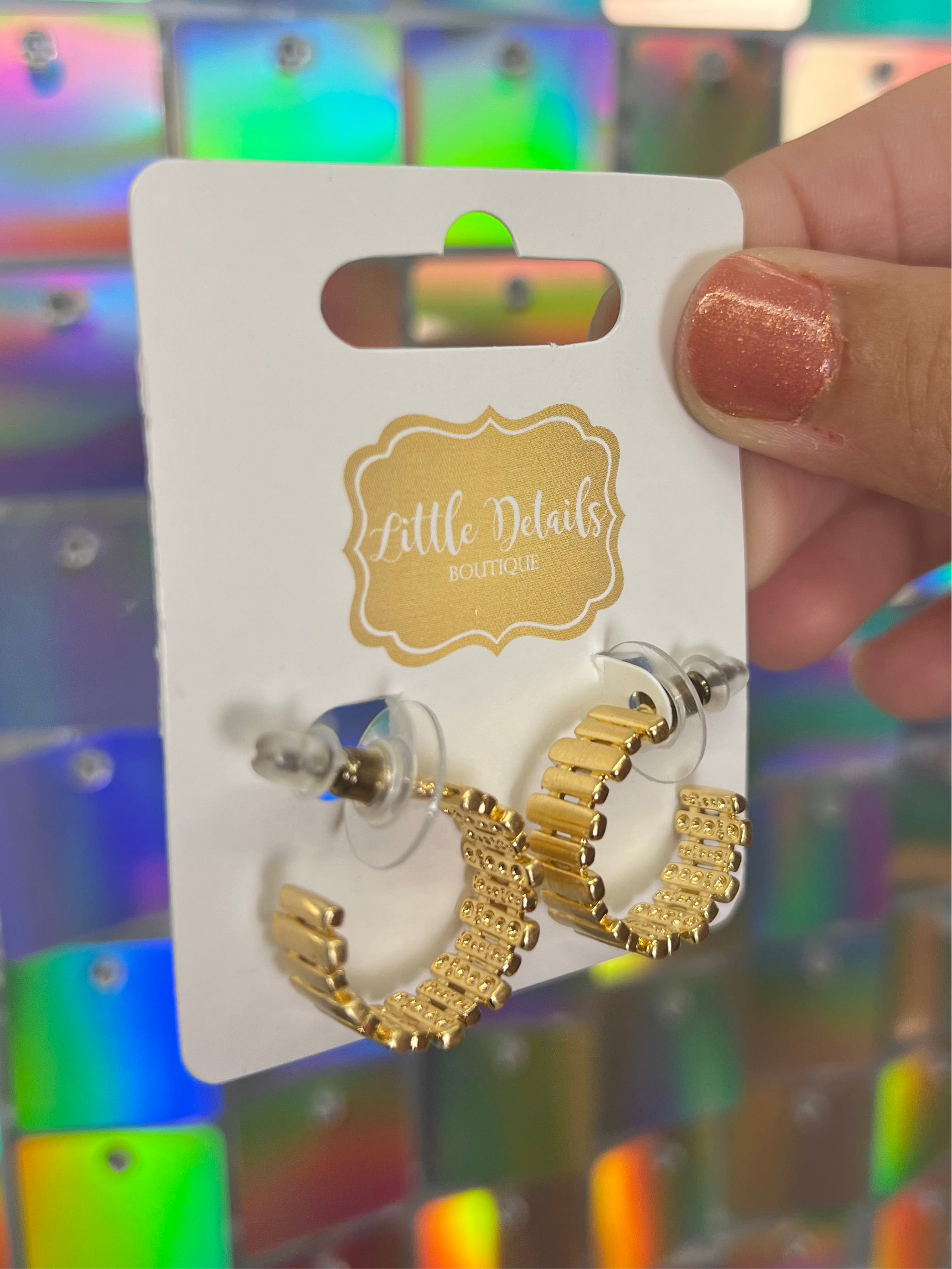 Aubrey Earrings Gold - Small