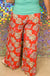 Z Supply Dante Tango Floral Pant, wide leg, cropped, elastic waist, floral print