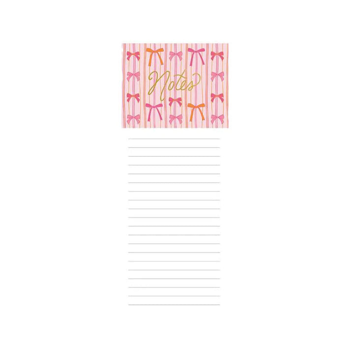 Magnetic Notepad - Bow Notes