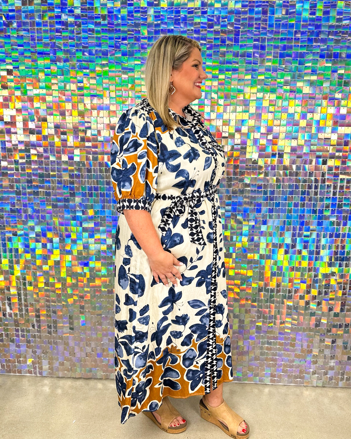 Arabella Dress - Slate Blue