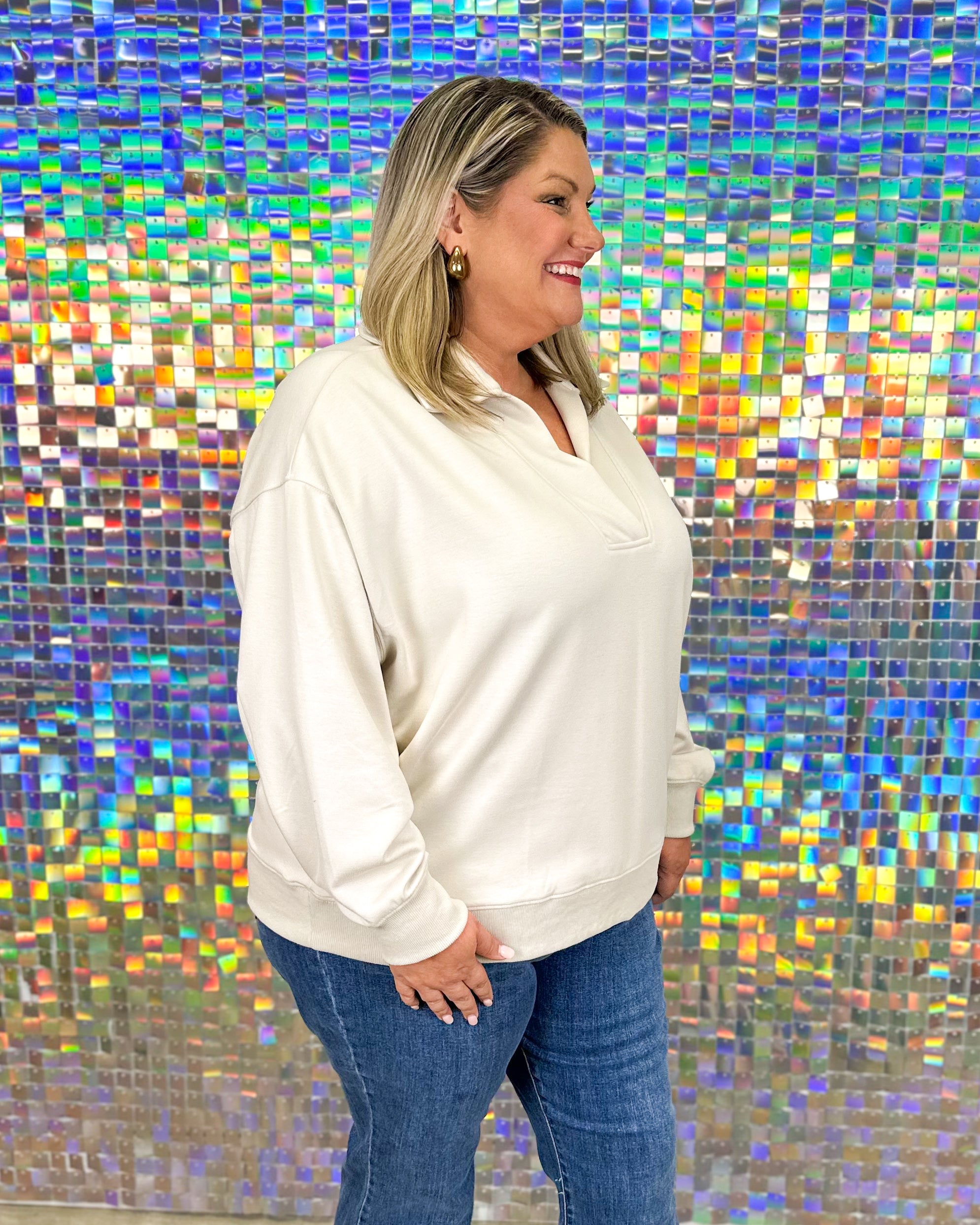 Brynn Sweatshirt - Ecru