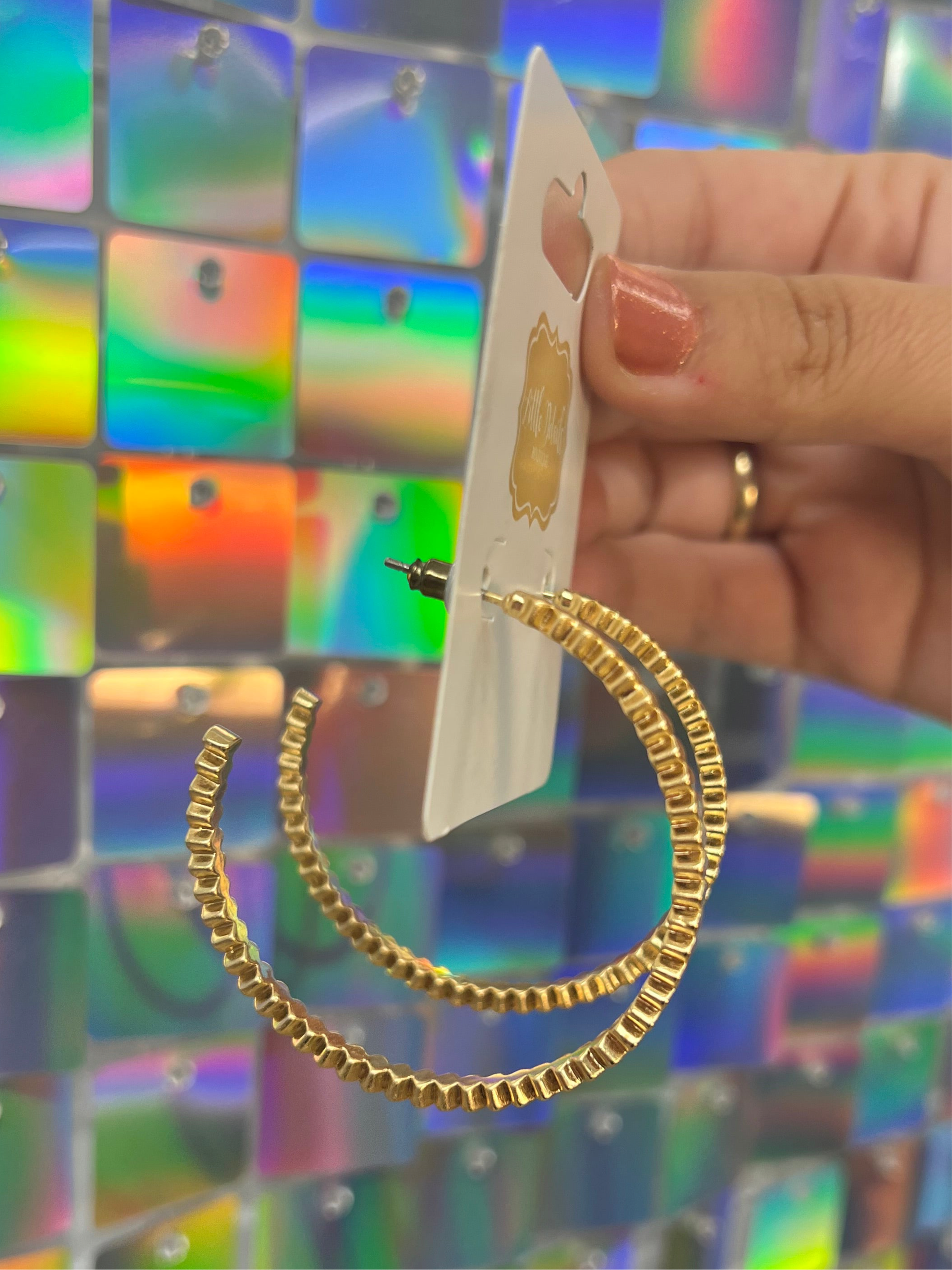 Isabelle Earrings Gold - Large