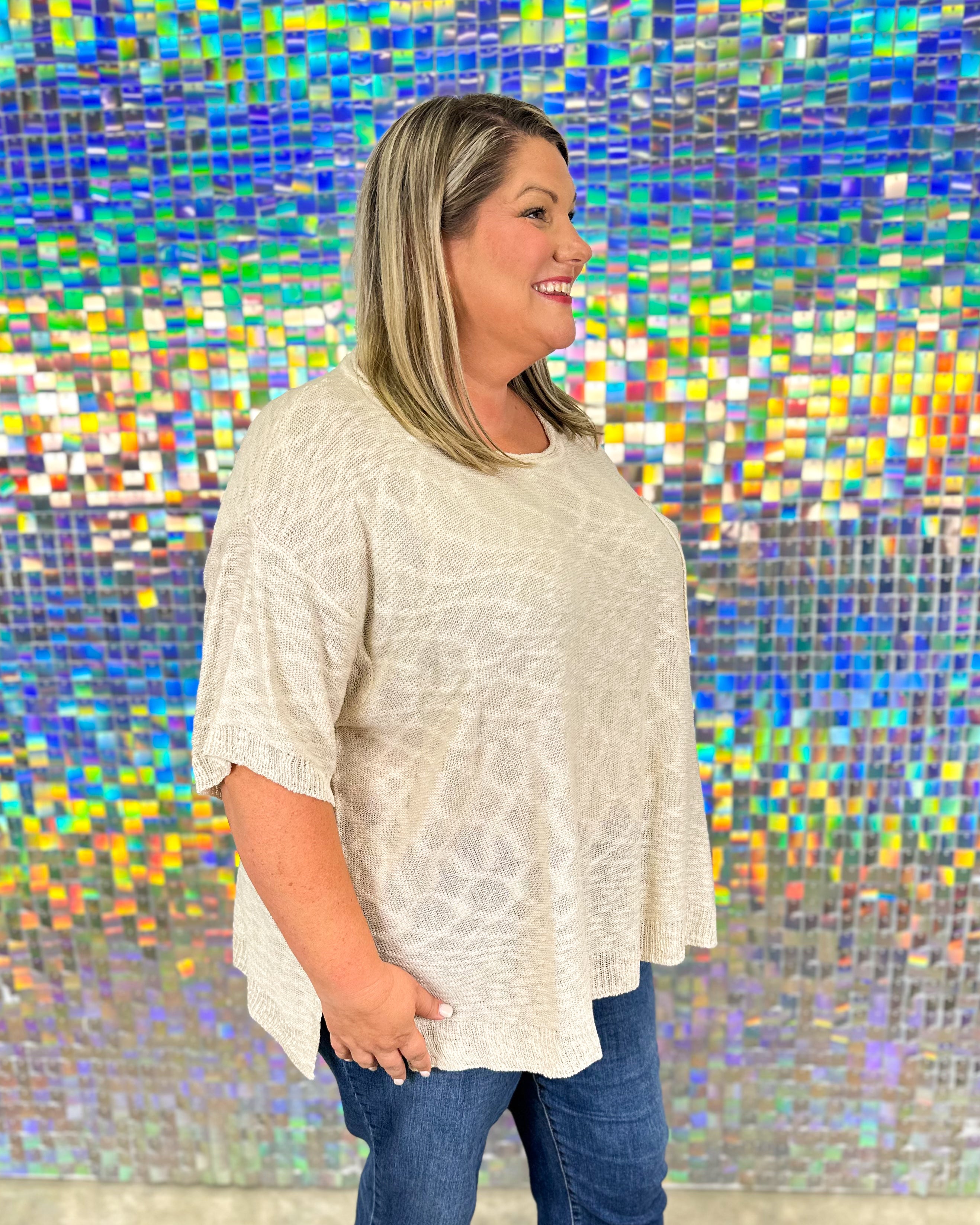 Evelyn Top - Oatmeal