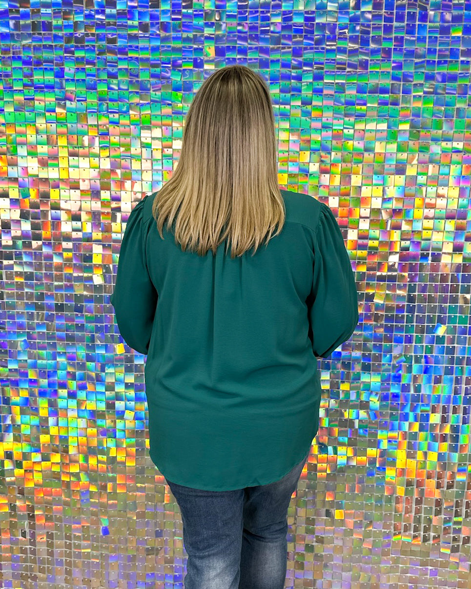 Kaylee Top - Peacock