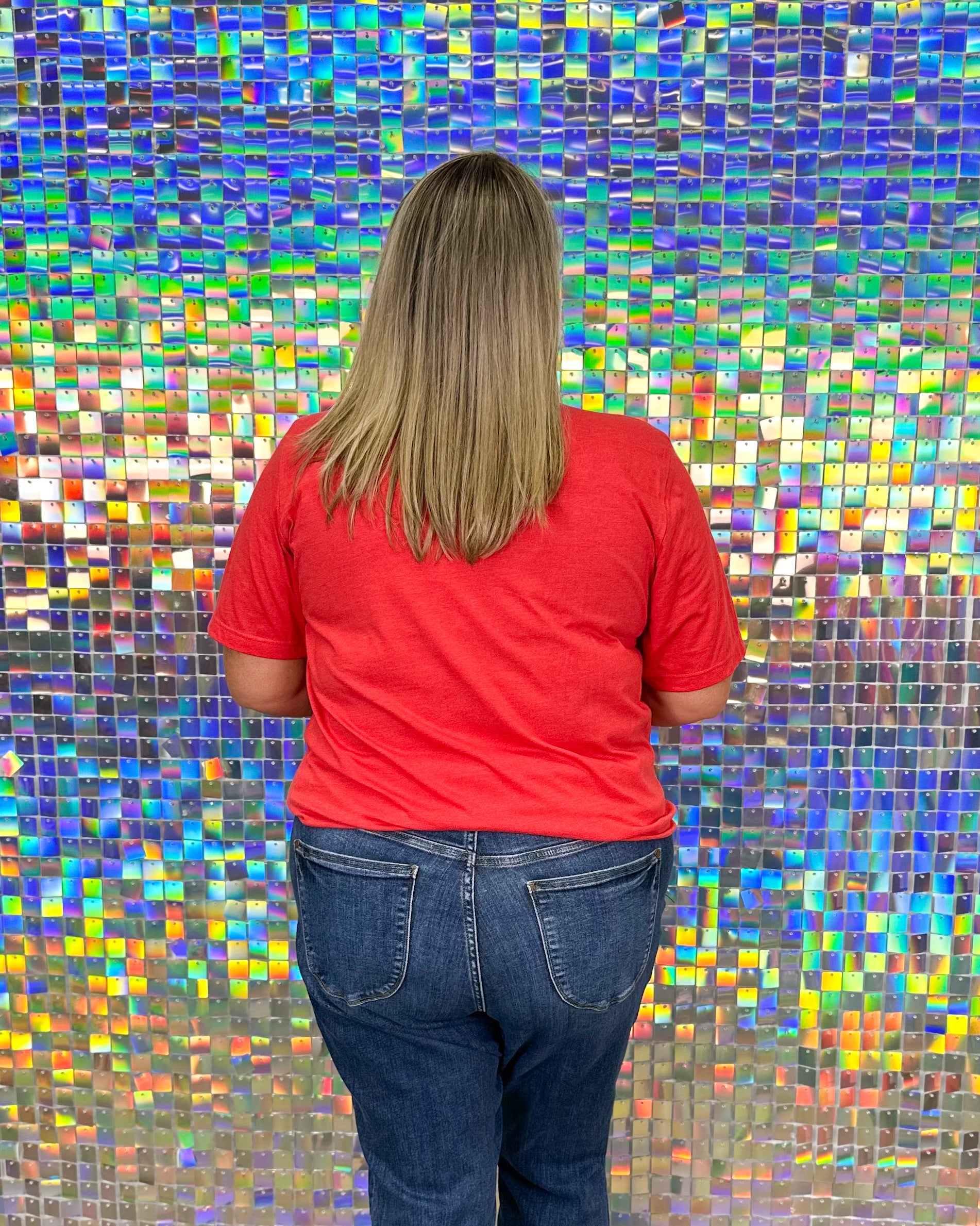 Twas the Nizzle Before Chrismizzle Tee - Red